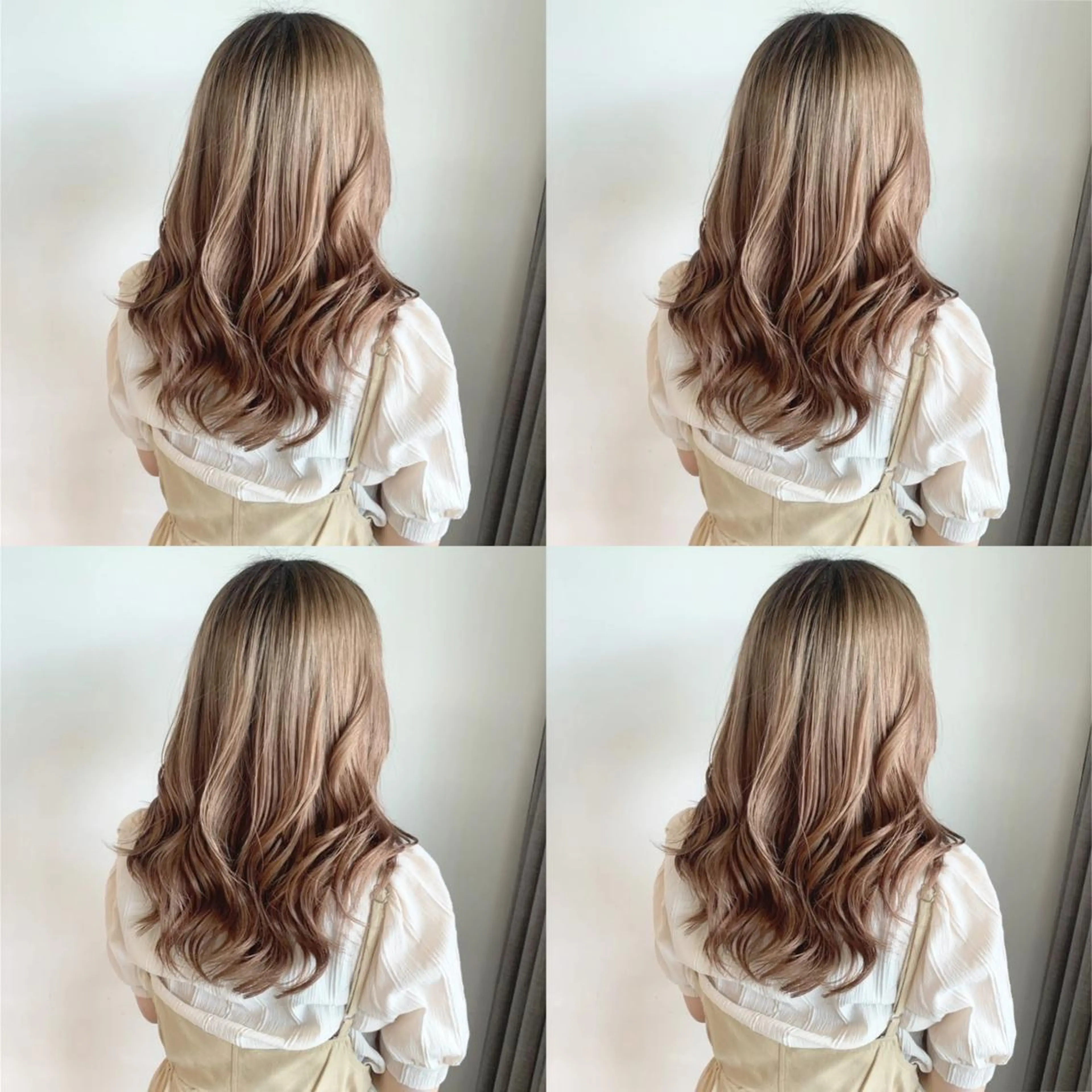 ミディアム カラー ヘアカラー トリートメント ヘアセット ✨艶ブリーチカラー ✨四ノ宮裕己のヘアスタイル