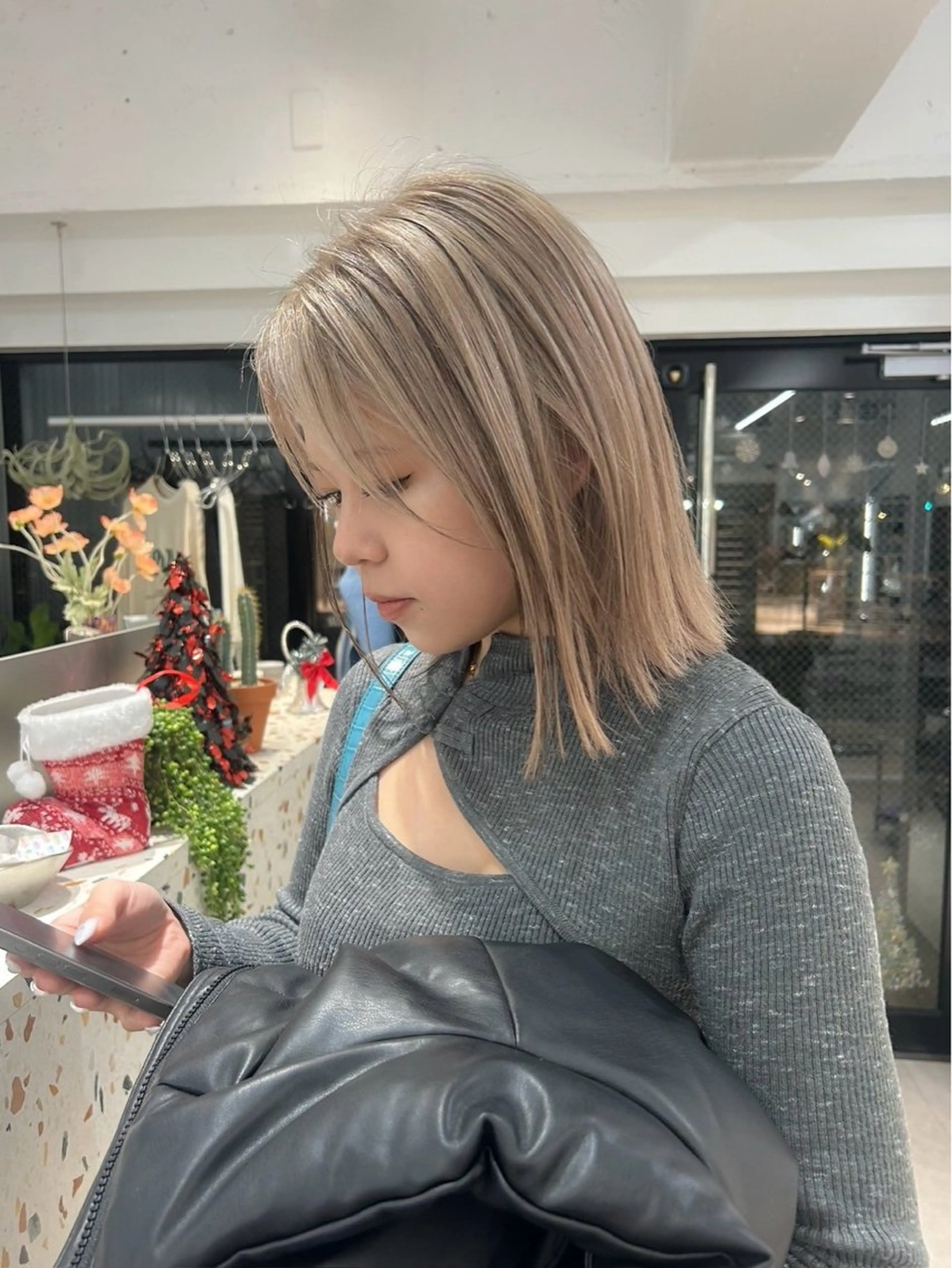 ミディアム 髪質改善ブ🍒/ coconoのヘアスタイル