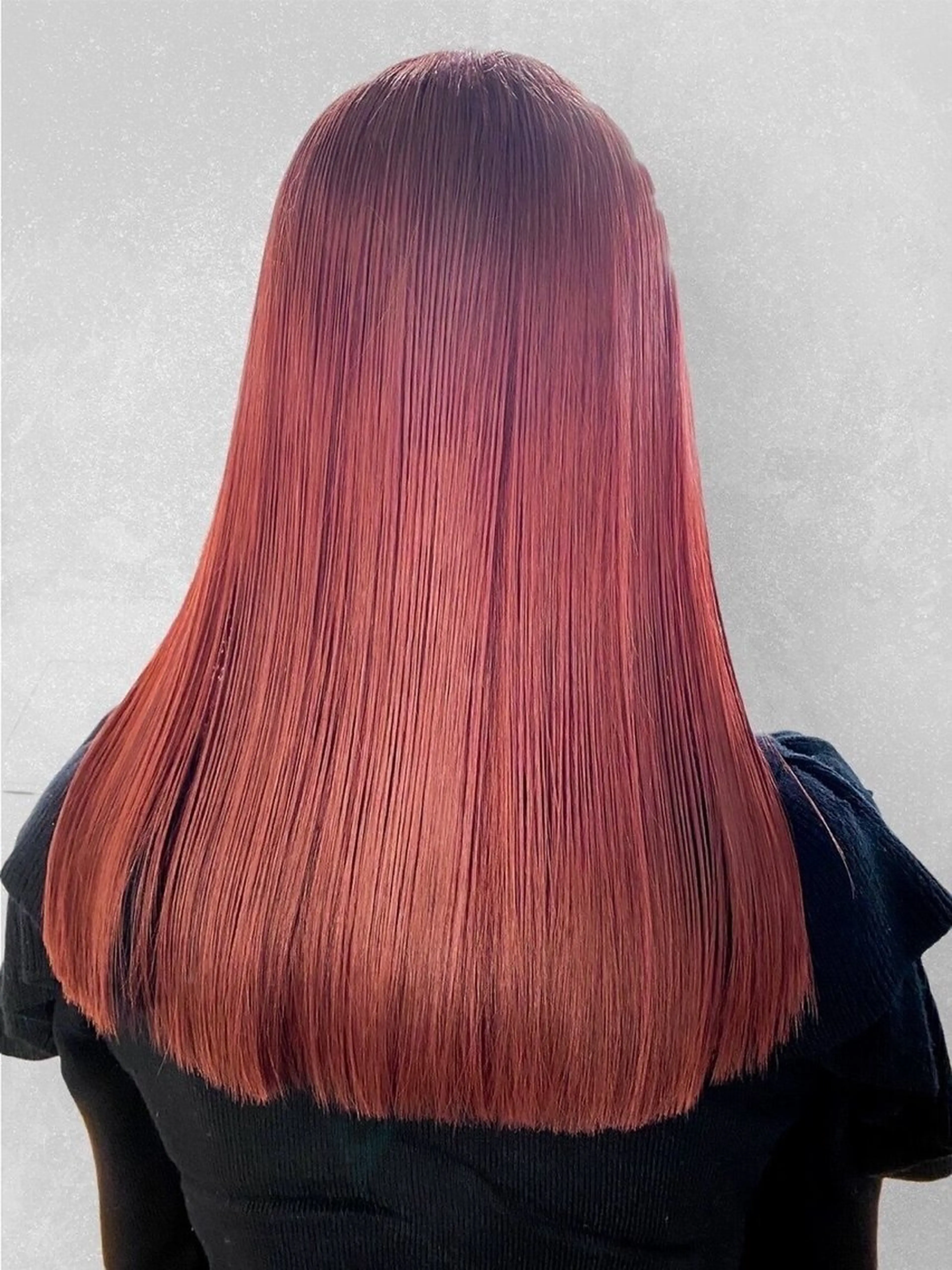 セミロング カラー ʚザクザクレイヤー× 艶透明感/にしじまɞのヘアスタイル