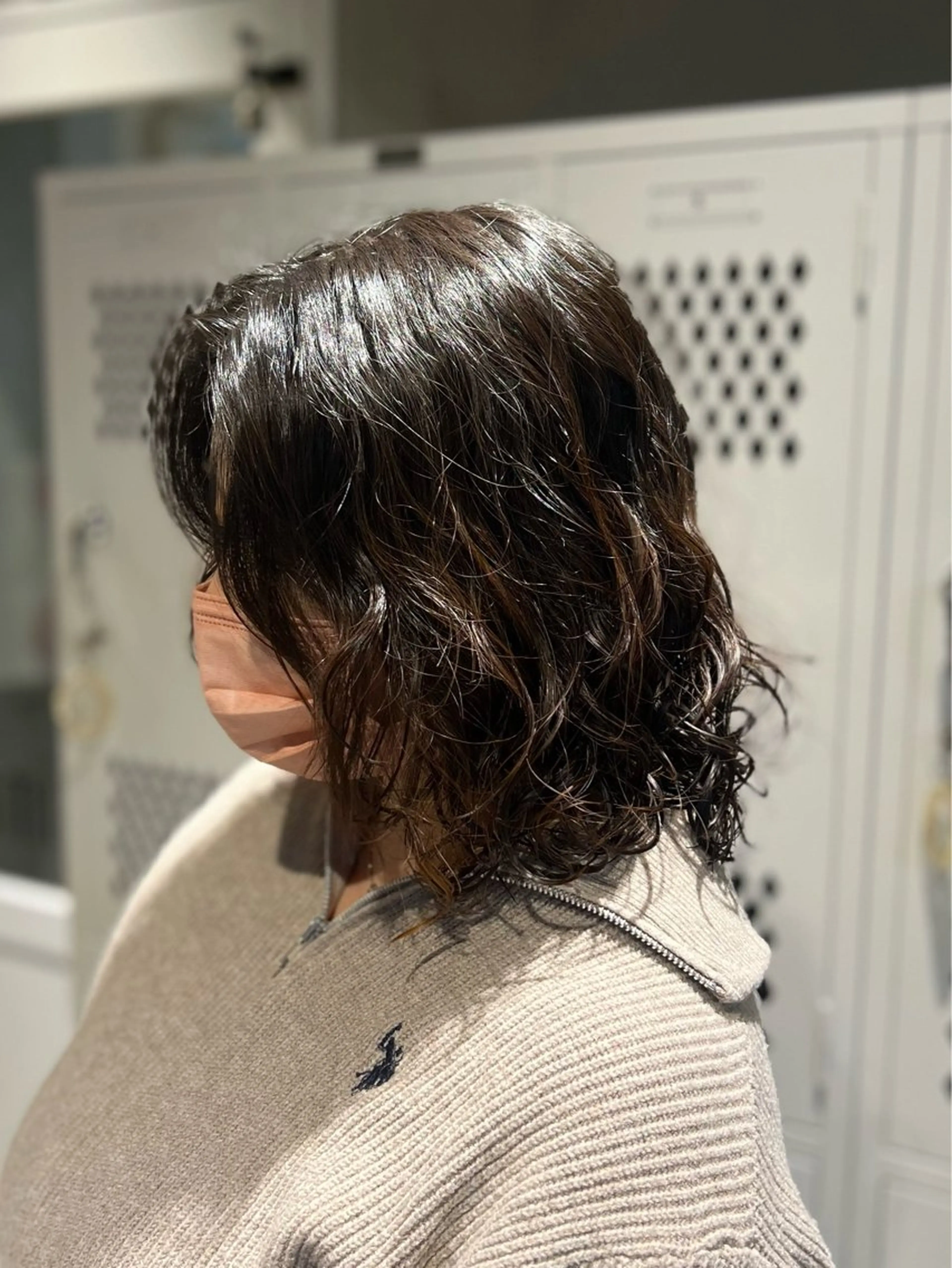 パーマ パーマ しずく🤍🧸 / fifthパーマのヘアスタイル