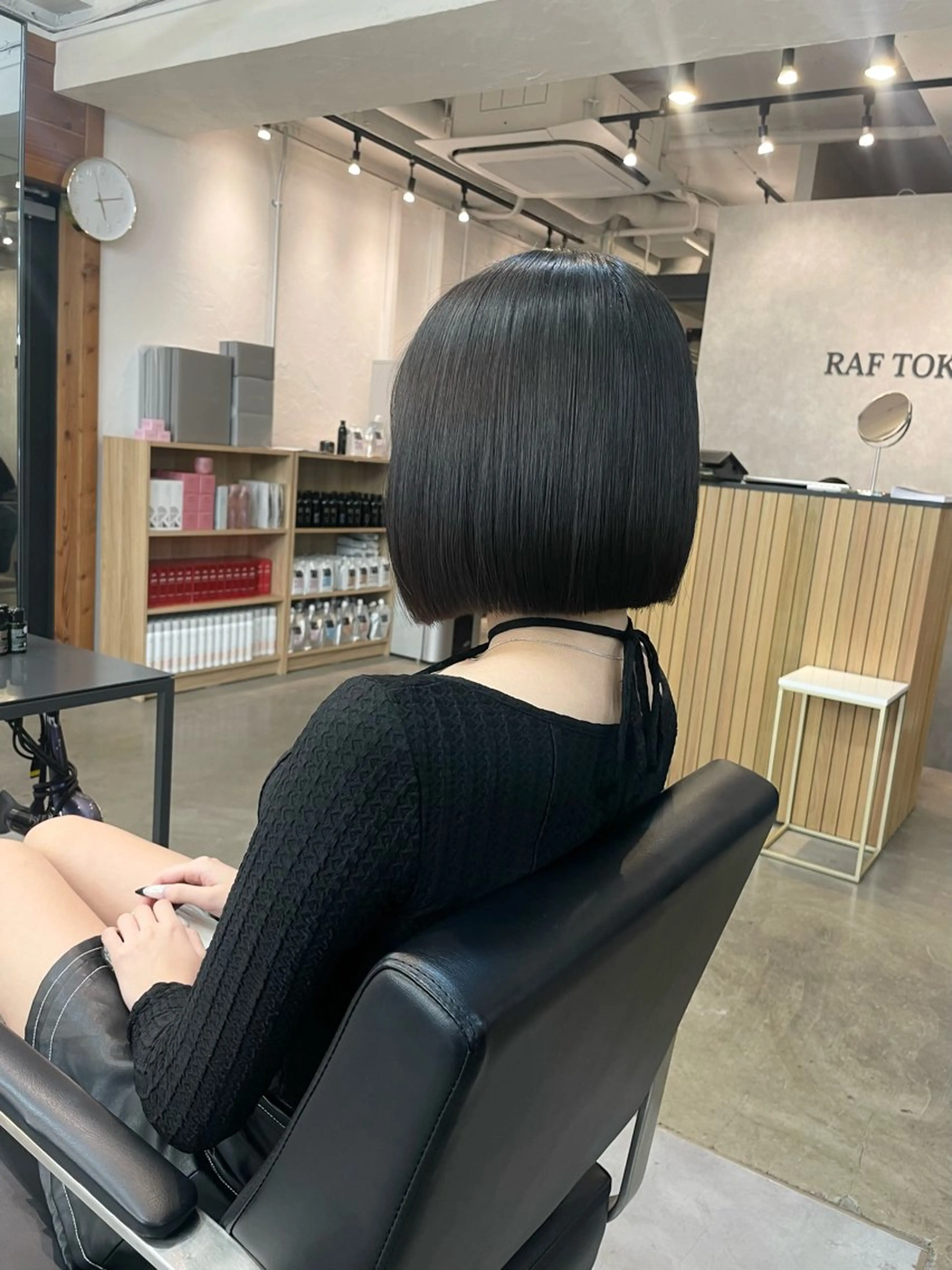 ショート ボブ 韓国風ヘア 小顔カット カット RAFTOKYO所属・✨美髪専門✨ワタナベ 髪質改善のヘアスタイル