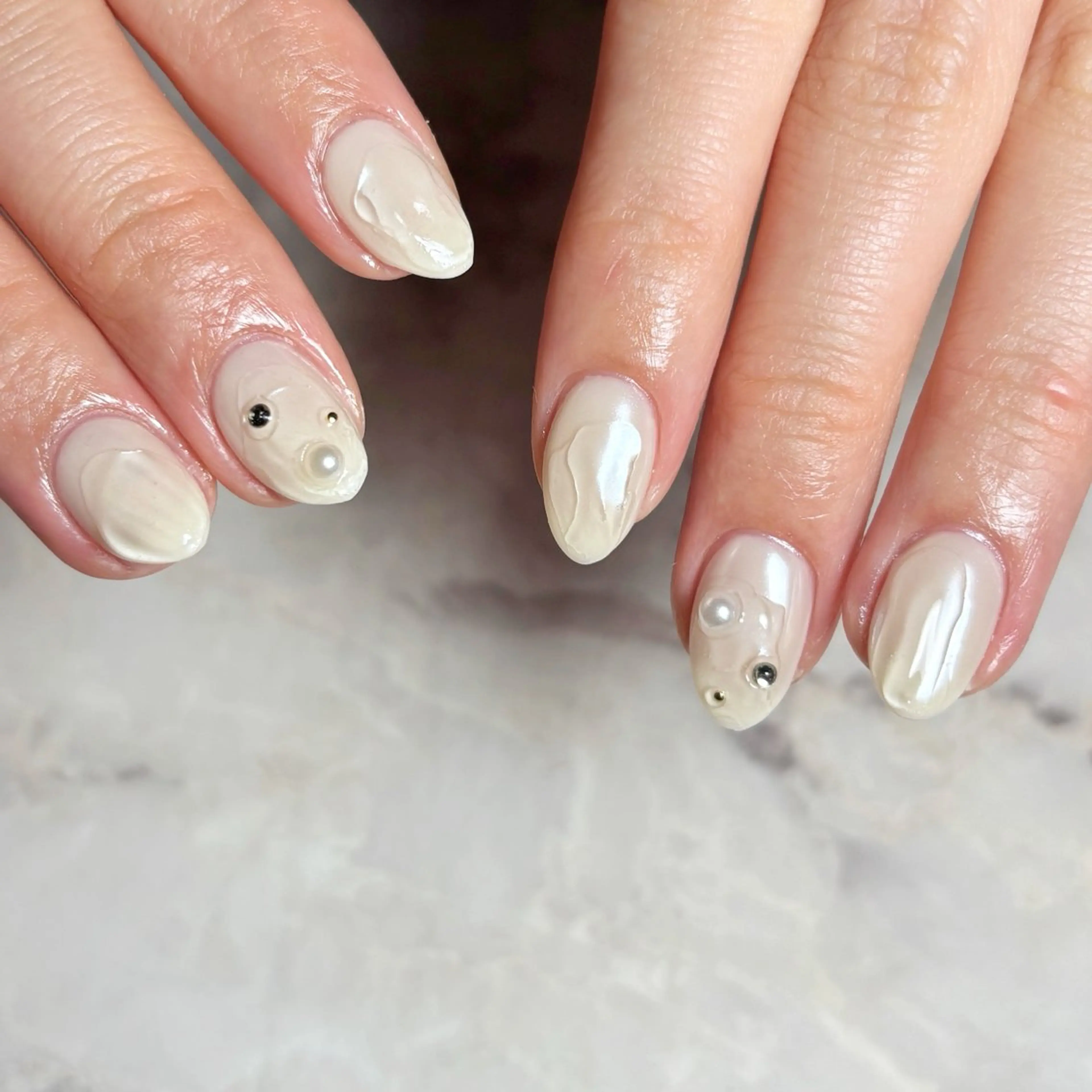 ショート ハンドネイル watanabe miyuuのネイルデザイン