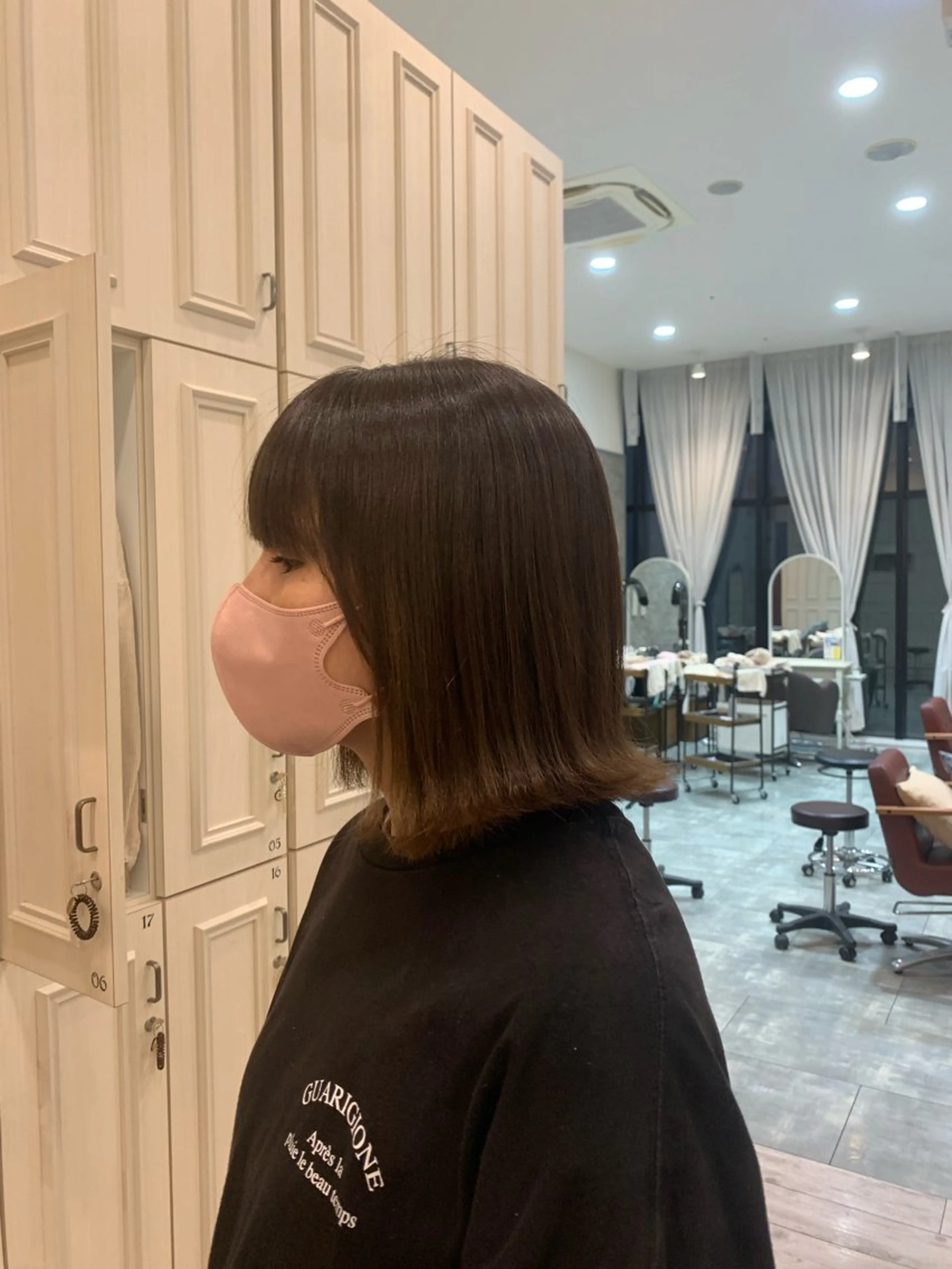 ミディアム 梅田美容室　山本 歩夢のヘアスタイル