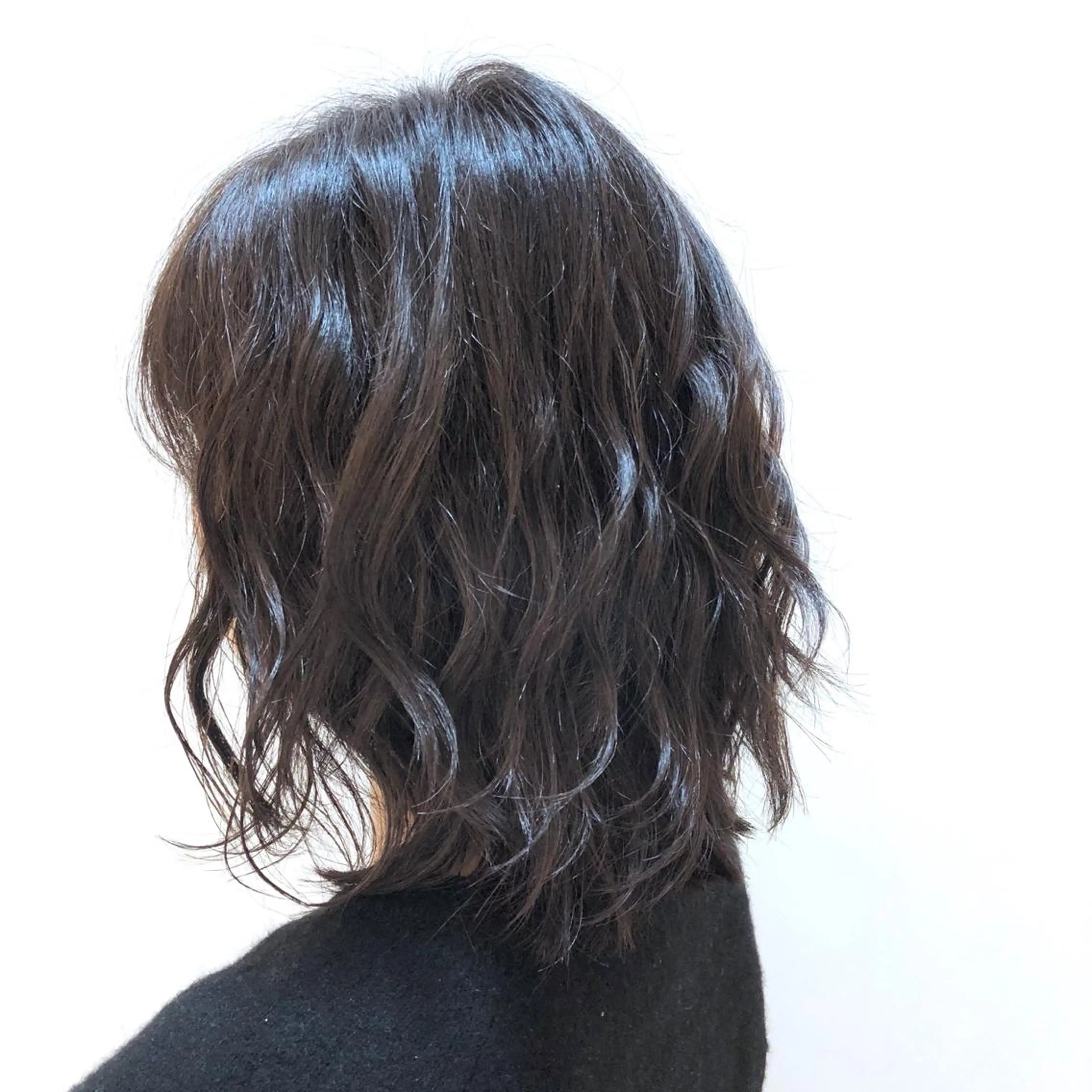 ミディアム カラー グレージュ ハイライトカラー ハイライト 🌈ぷる艶カラー🌈 髪質改善👑柳沼尚貴のヘアスタイル