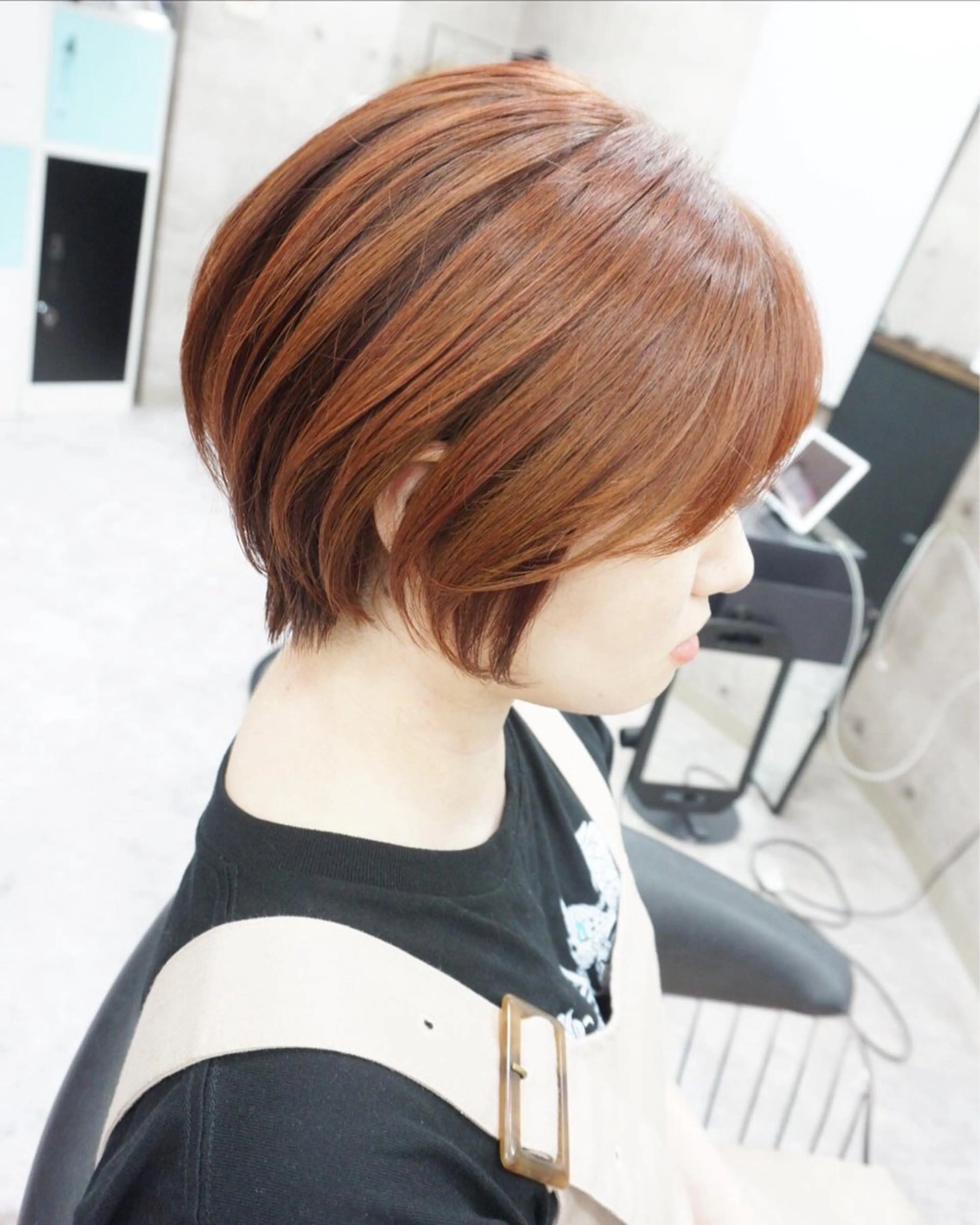 ショート ショートボブ ボブ ショートヘア カット ヘアカラー トリートメント hair teria ryu 大塚のヘアスタイル