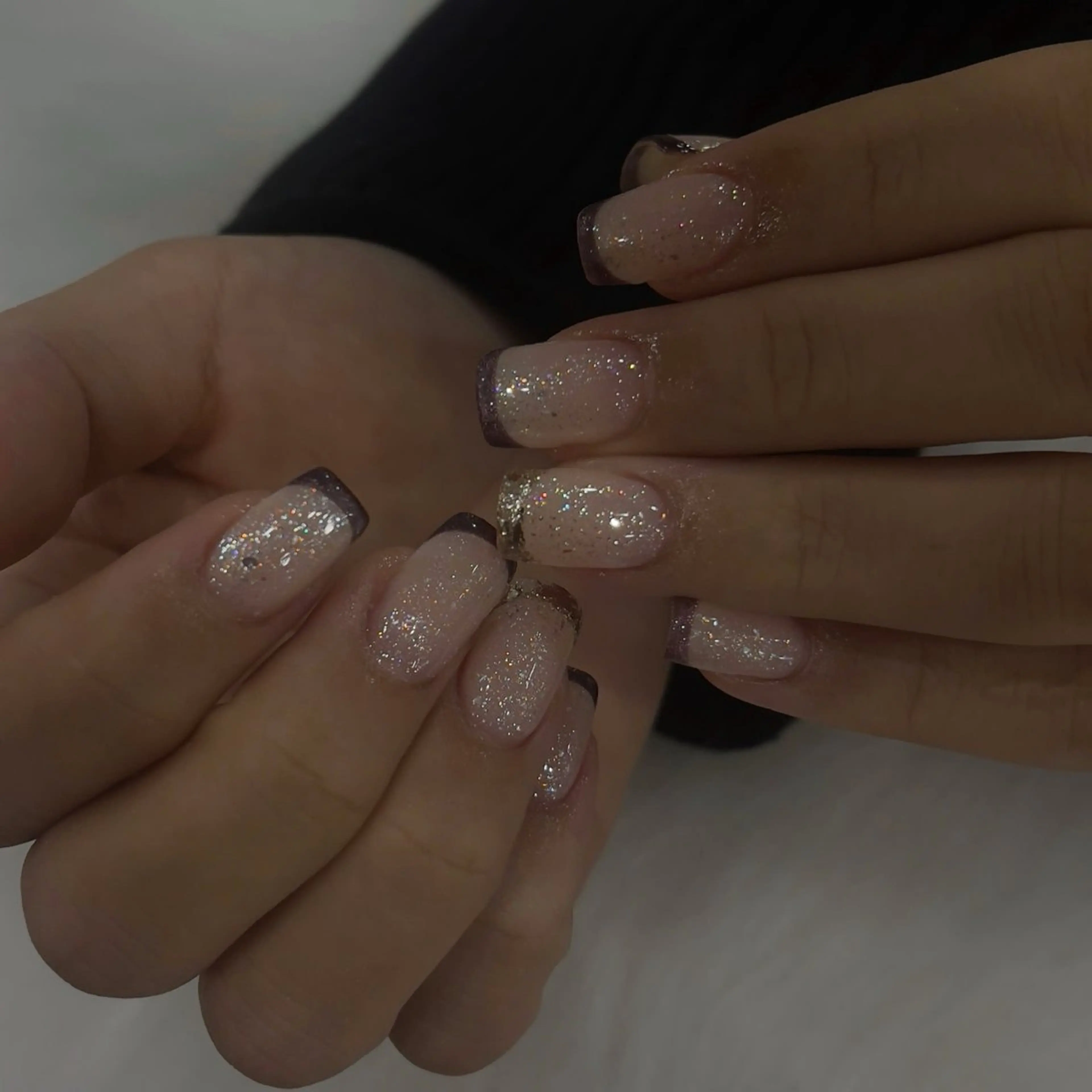 ネイル アートネイル 長さ出し フレンチネイル ジェルネイル グラデーション ハンドネイル NAILS BAR SHINJUKUのネイルデザイン