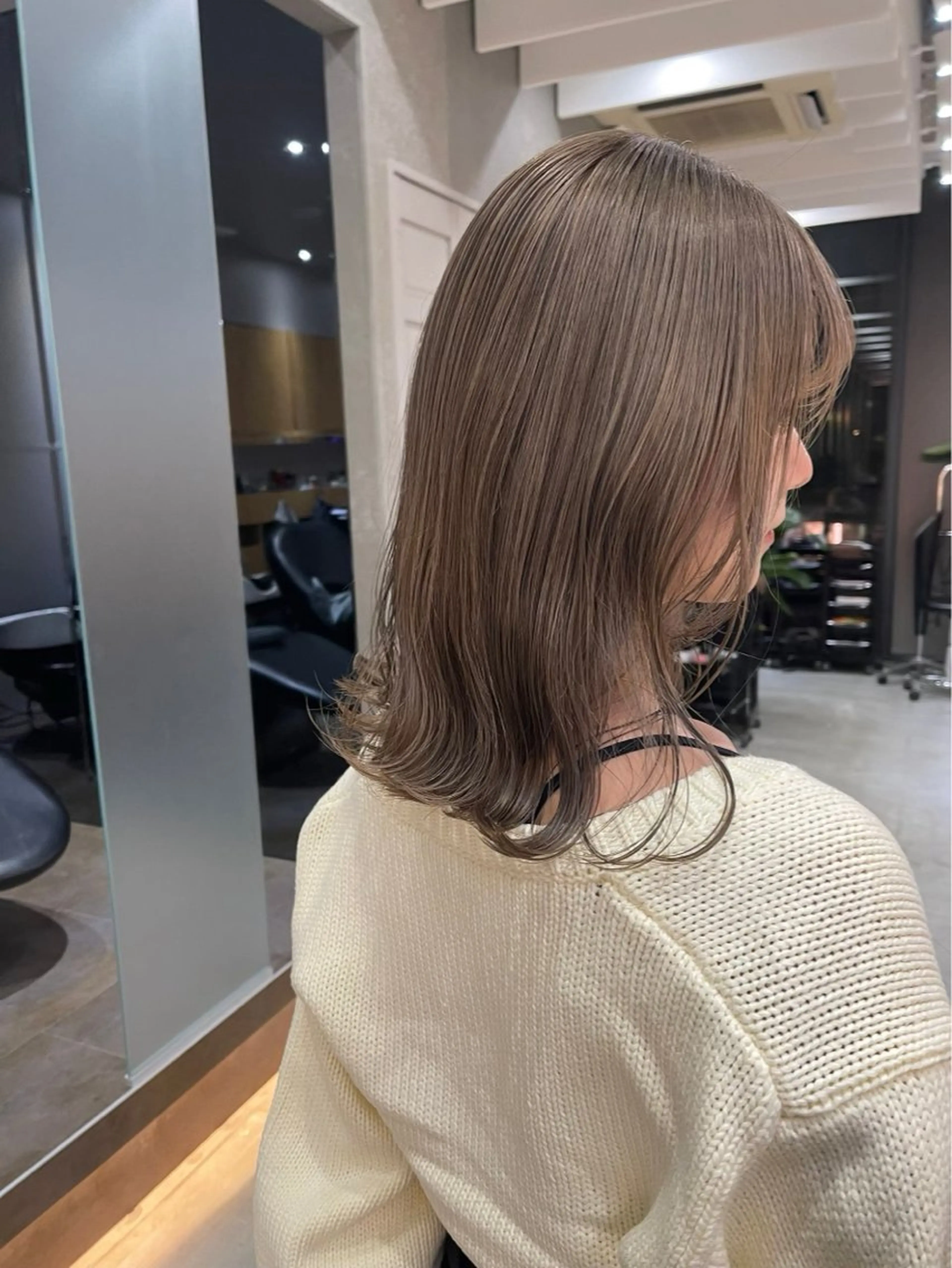 ミディアム カラー カット ヘアカラー Lond charme所属・髪質改善/艶カラー 涼夏🎀のヘアスタイル