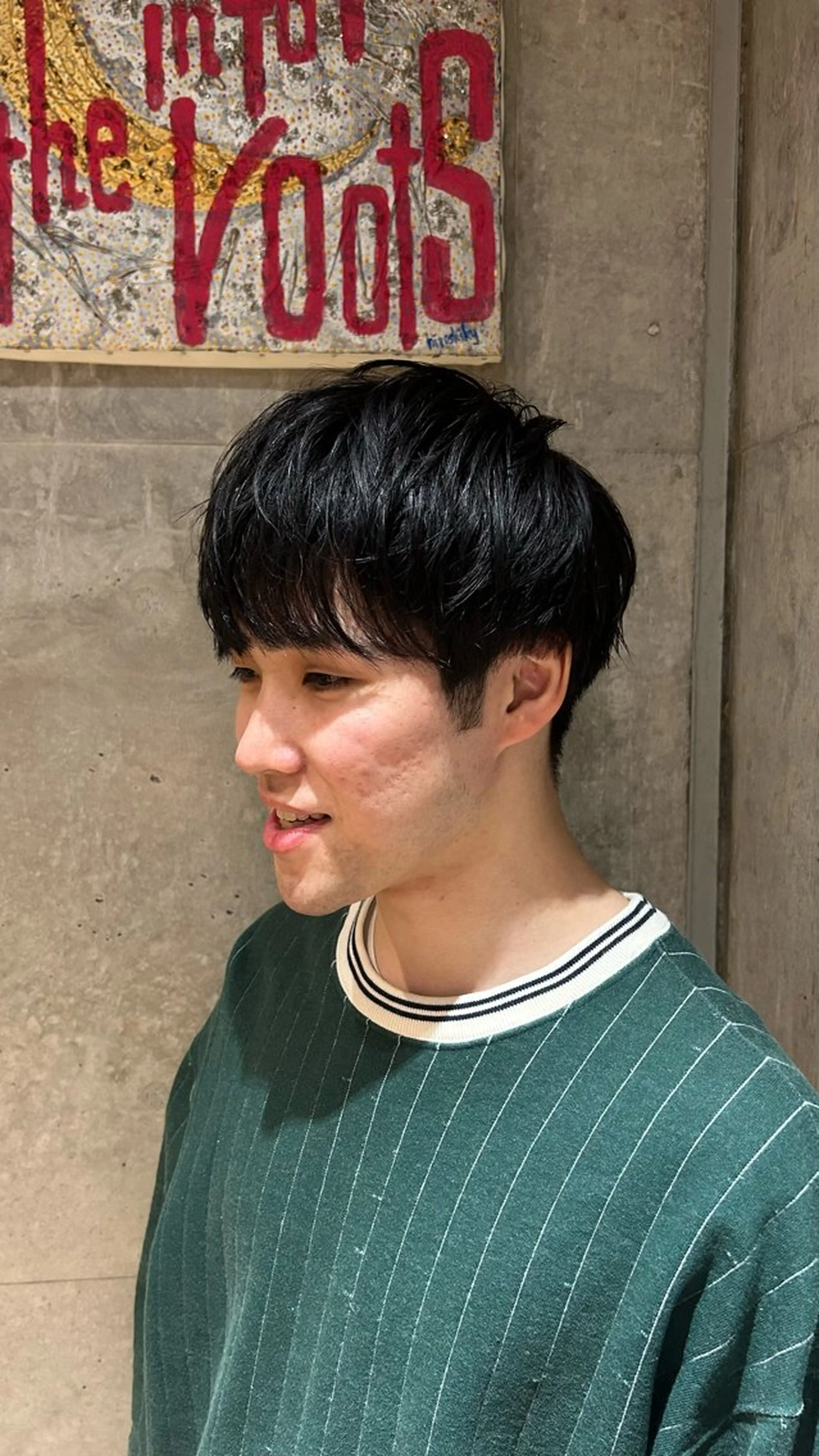 メンズ マッシュ 🦊カット/縮毛矯正 Rioのヘアスタイル