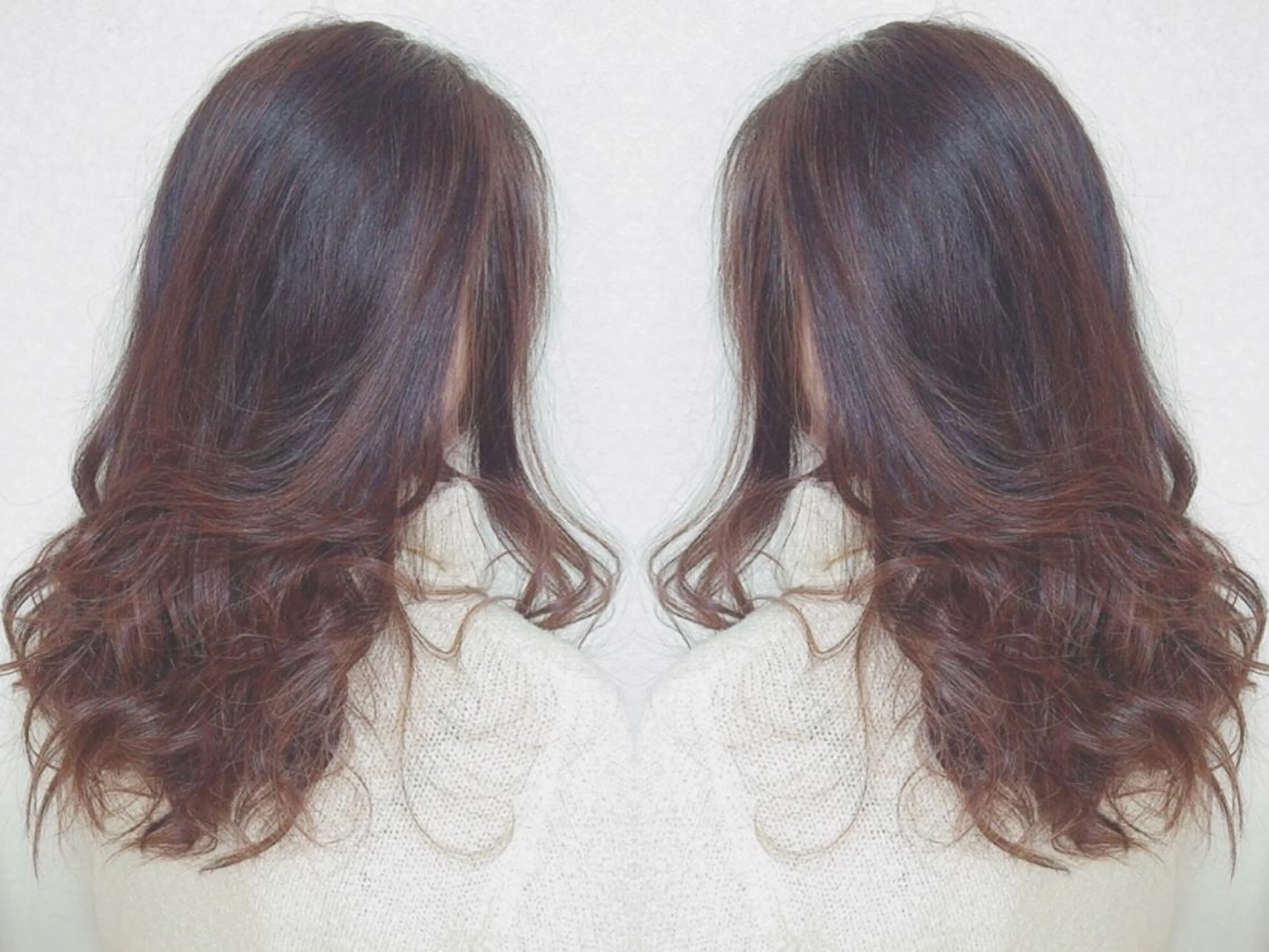 セミロング ロング カラー boutique misakiのヘアスタイル