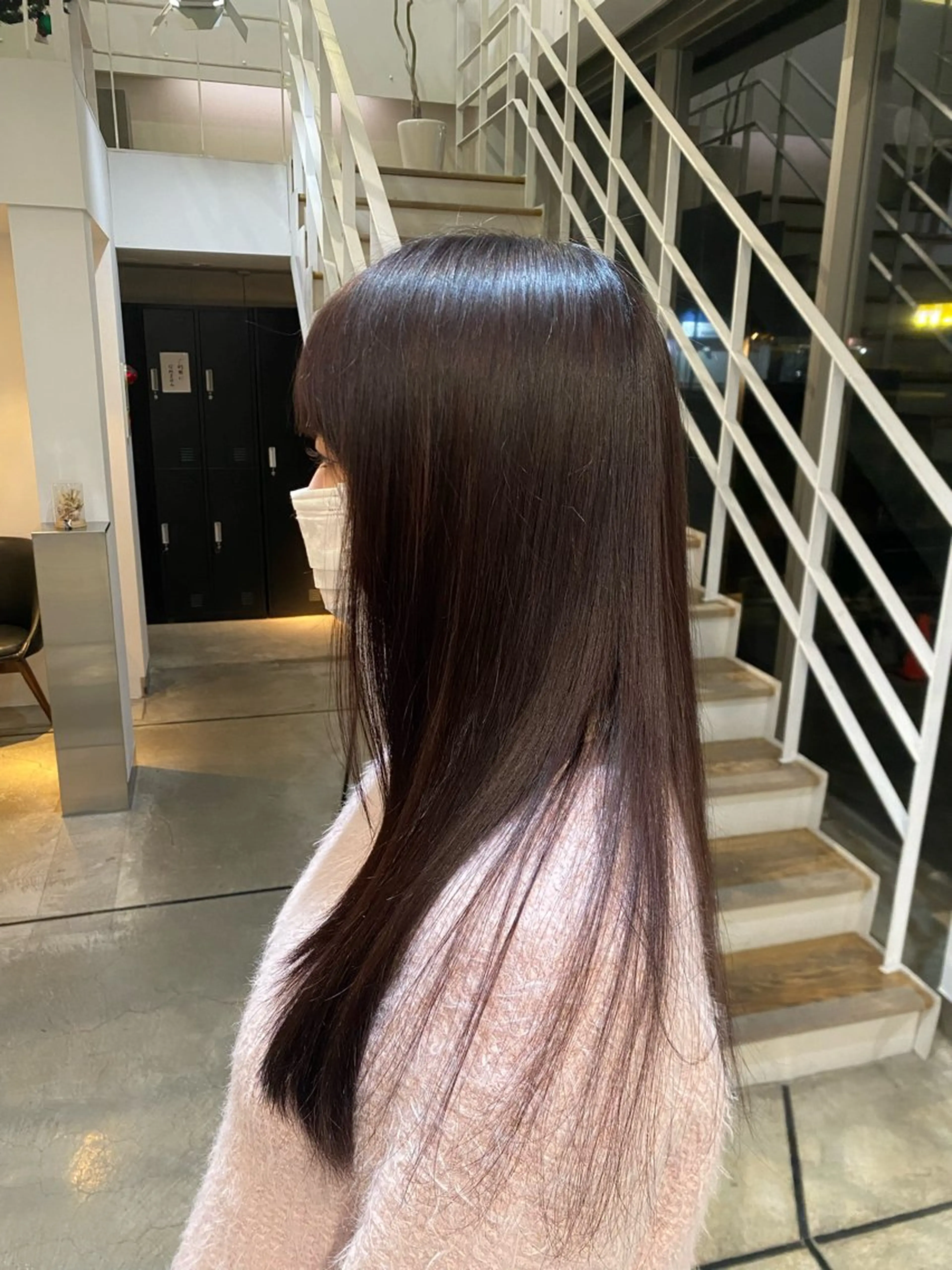 カラー MINENO🌼 パーマ⚡️ブリーチのヘアスタイル