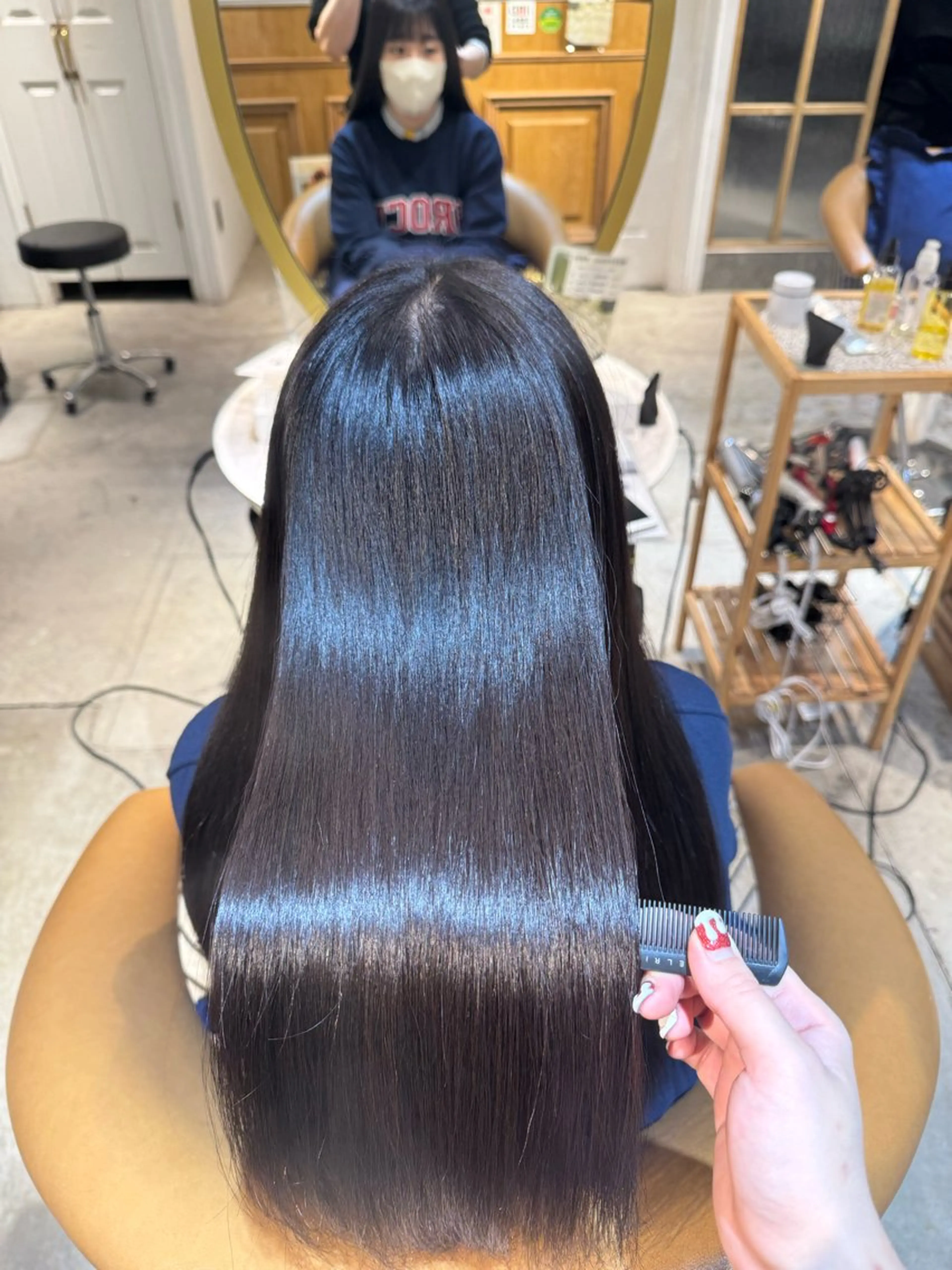 【ダメージ0のカラー剤✨️】カット➕イノアカラー➕1step高保湿ナノケアトリートメントの写真