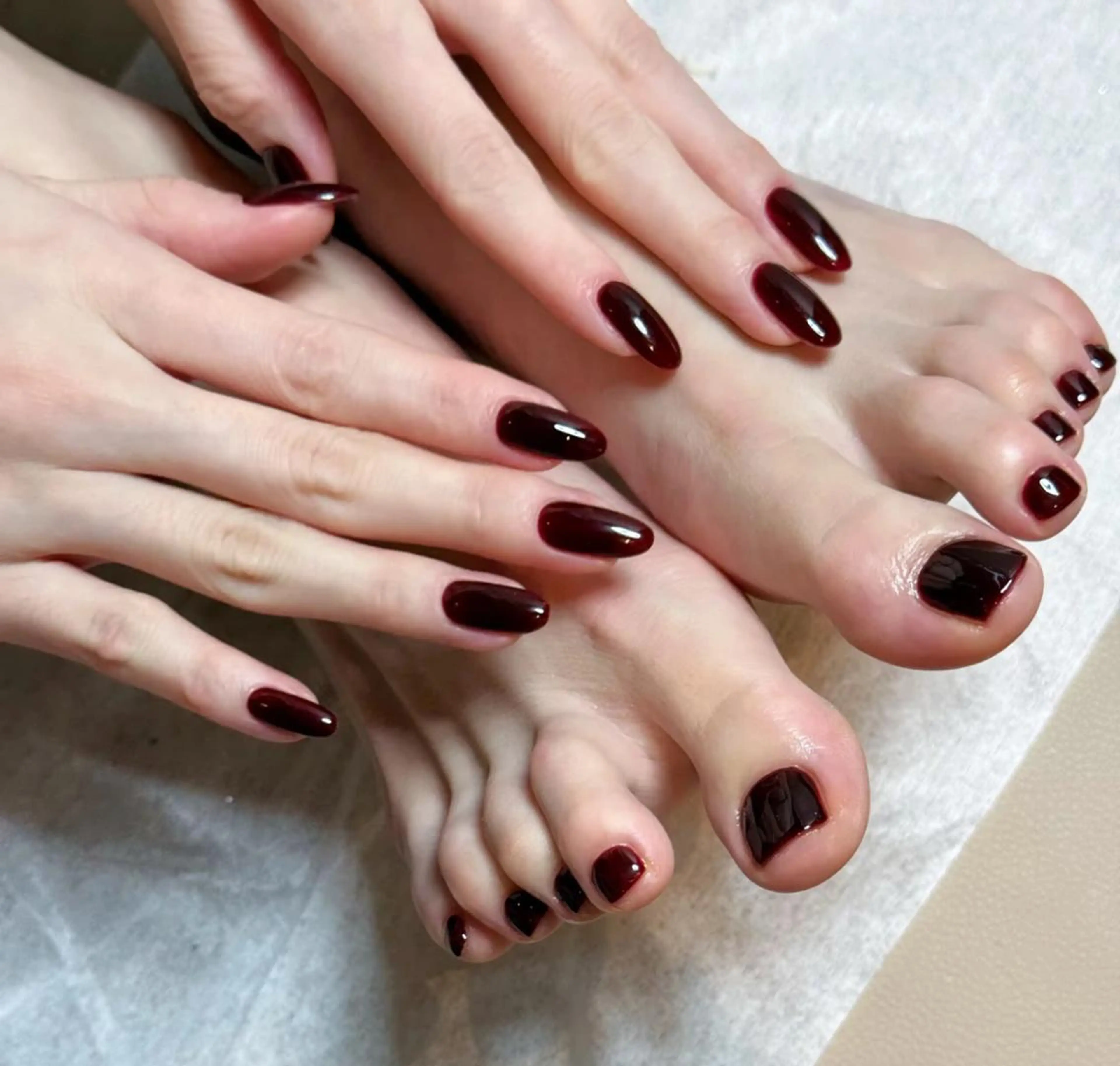 💗おすすめ💗ハンドワンカラー➕フッドワンカラー✨の写真