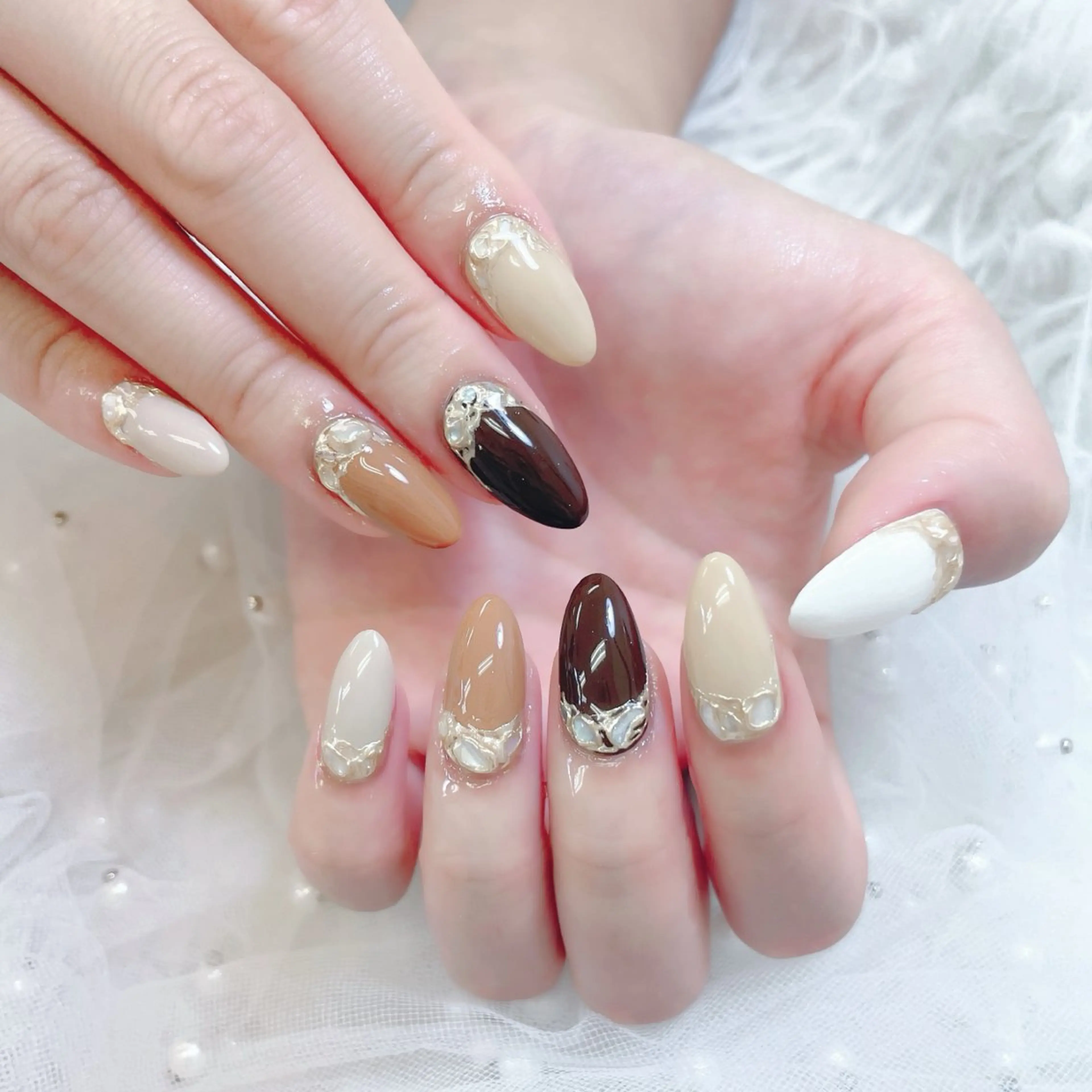 ネイル ハンドネイル Melody Nail所属・Melody 3D/スカルプ専門店のネイルデザイン