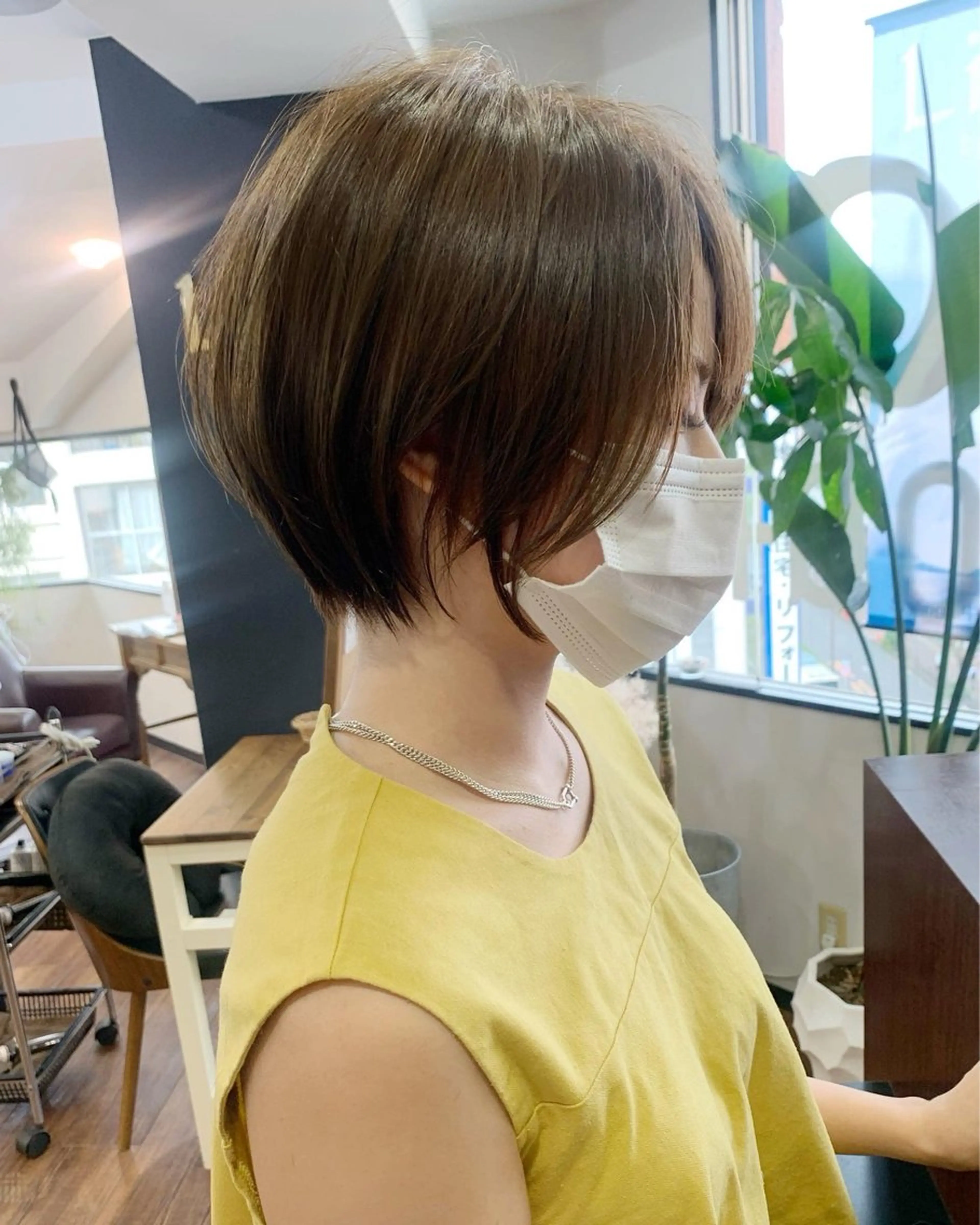 ショート カット トリートメント 縮毛矯正/ショート/ レイヤー/畑中正敏のヘアスタイル