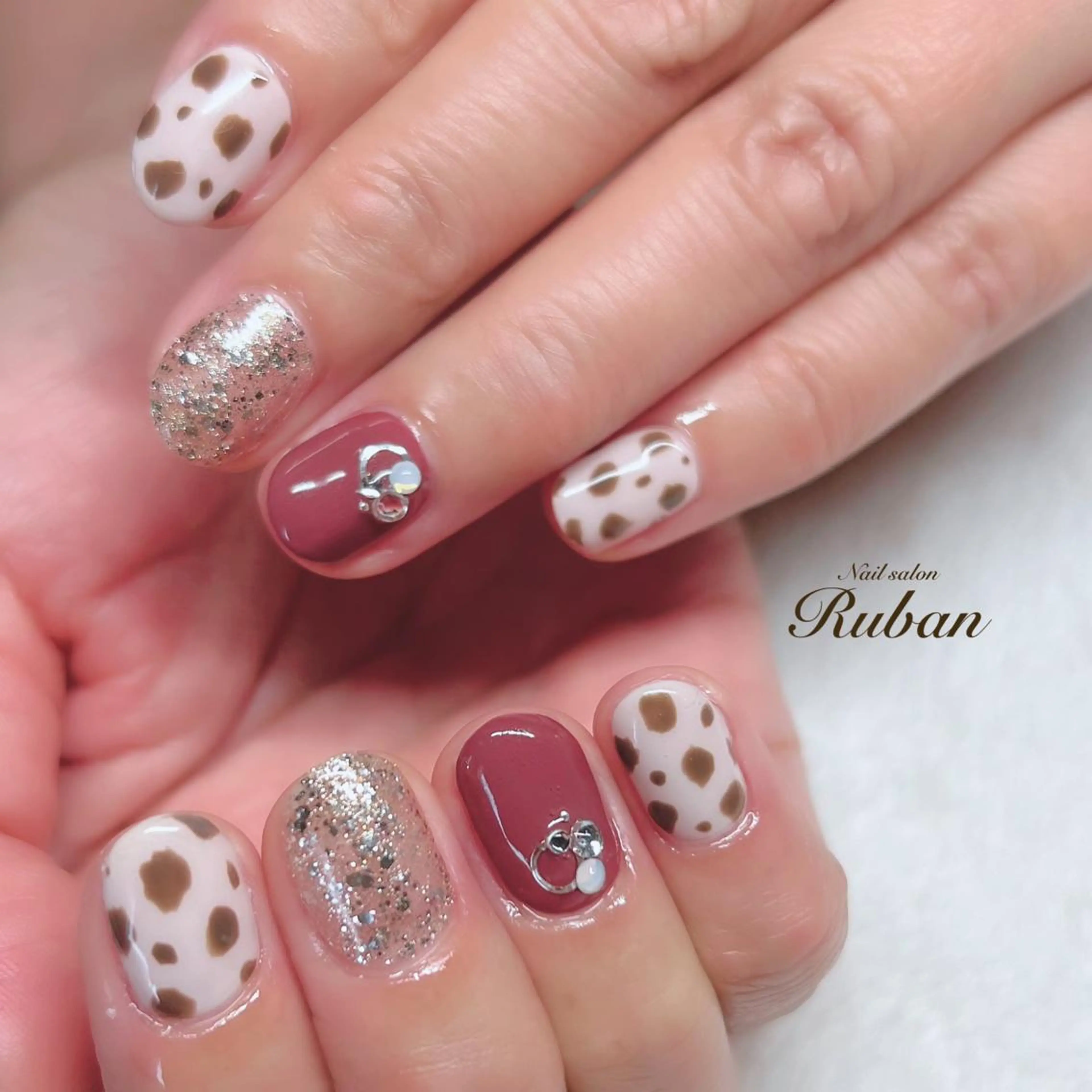 ネイル アニマル柄 Nail salon Ruban所属・Nail salon Rubanのネイルデザイン
