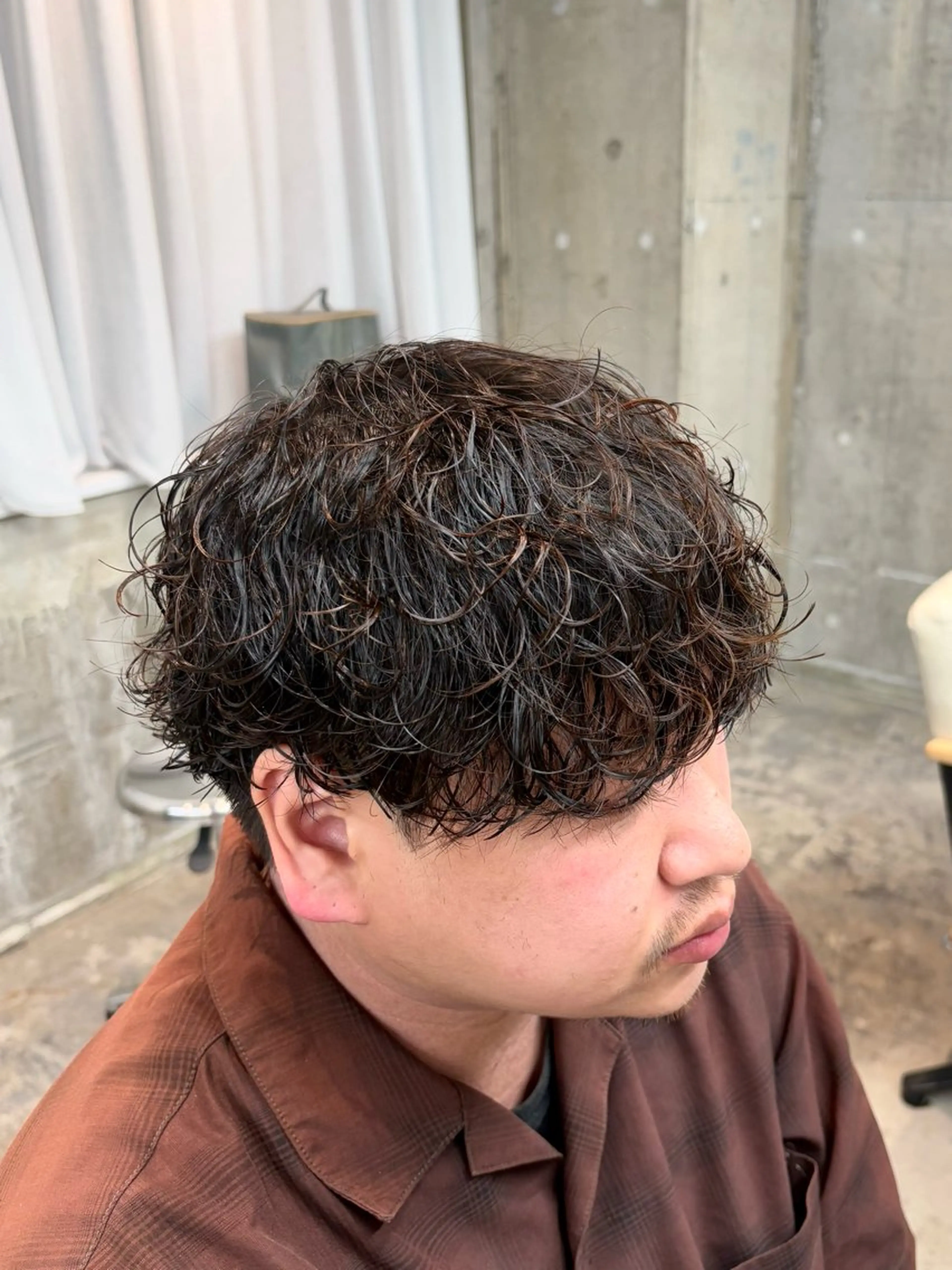 ショート カラー パーマ メンズ カット パーマ 🎧【パーマ師】 SOUMA🎧のヘアスタイル