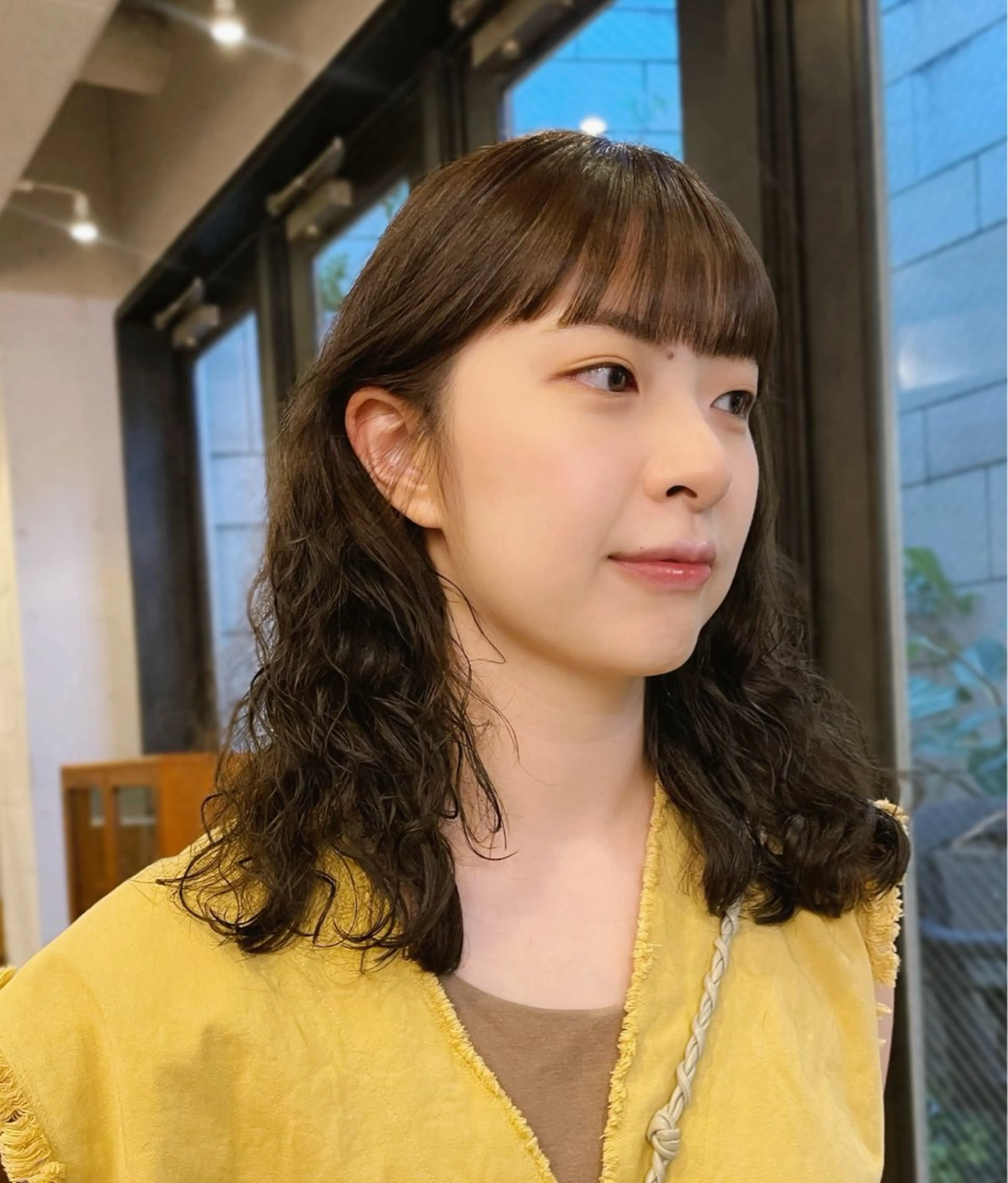 ミディアム パーマ ミディアムパーマ tete nico所属・似合わせ/ヘアカラー nanami🌸のヘアスタイル