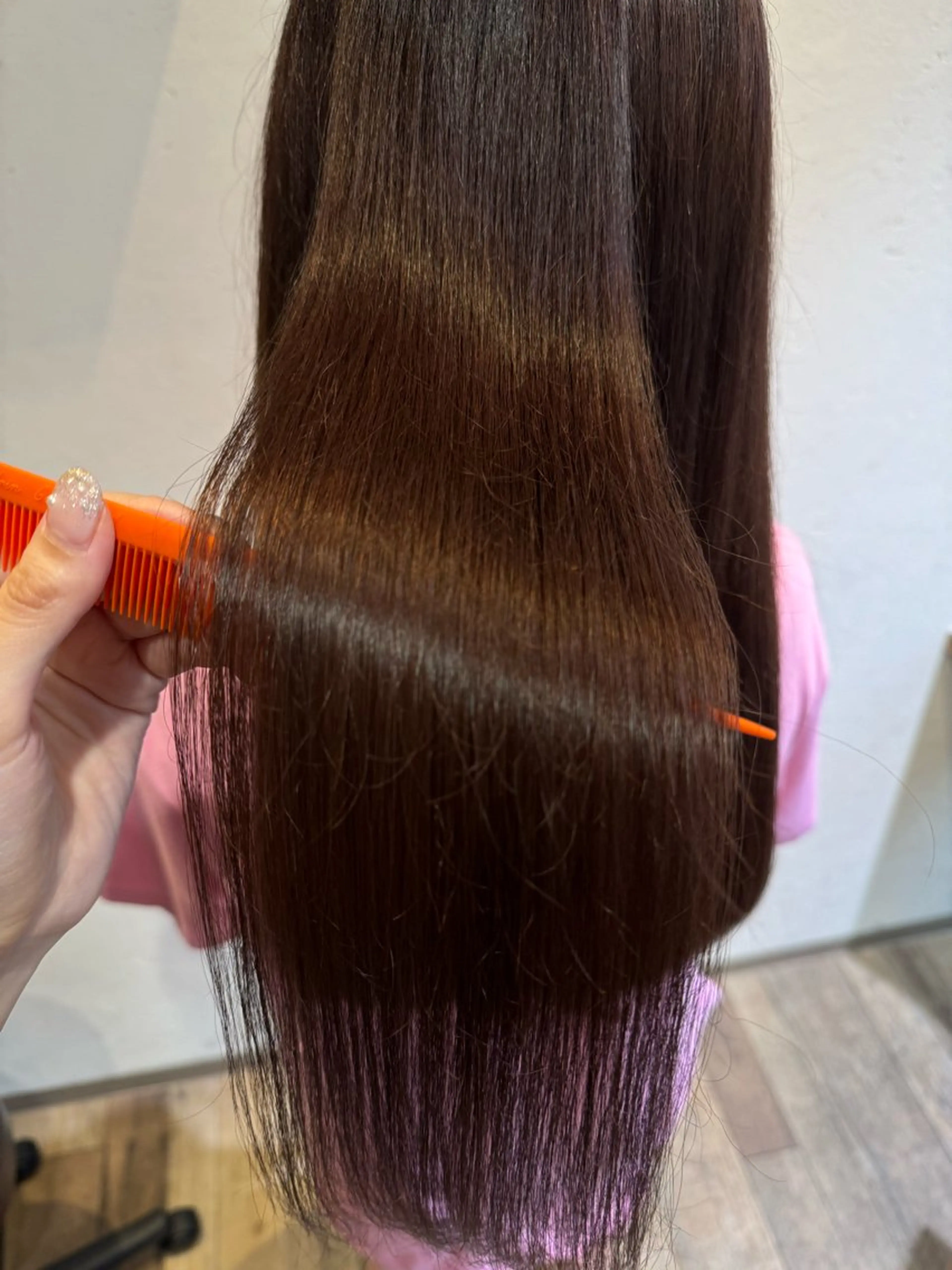 ロング カット ヘアカラー トリートメント opsia所属・💗髪質改善💗 渋谷奈津美のヘアスタイル