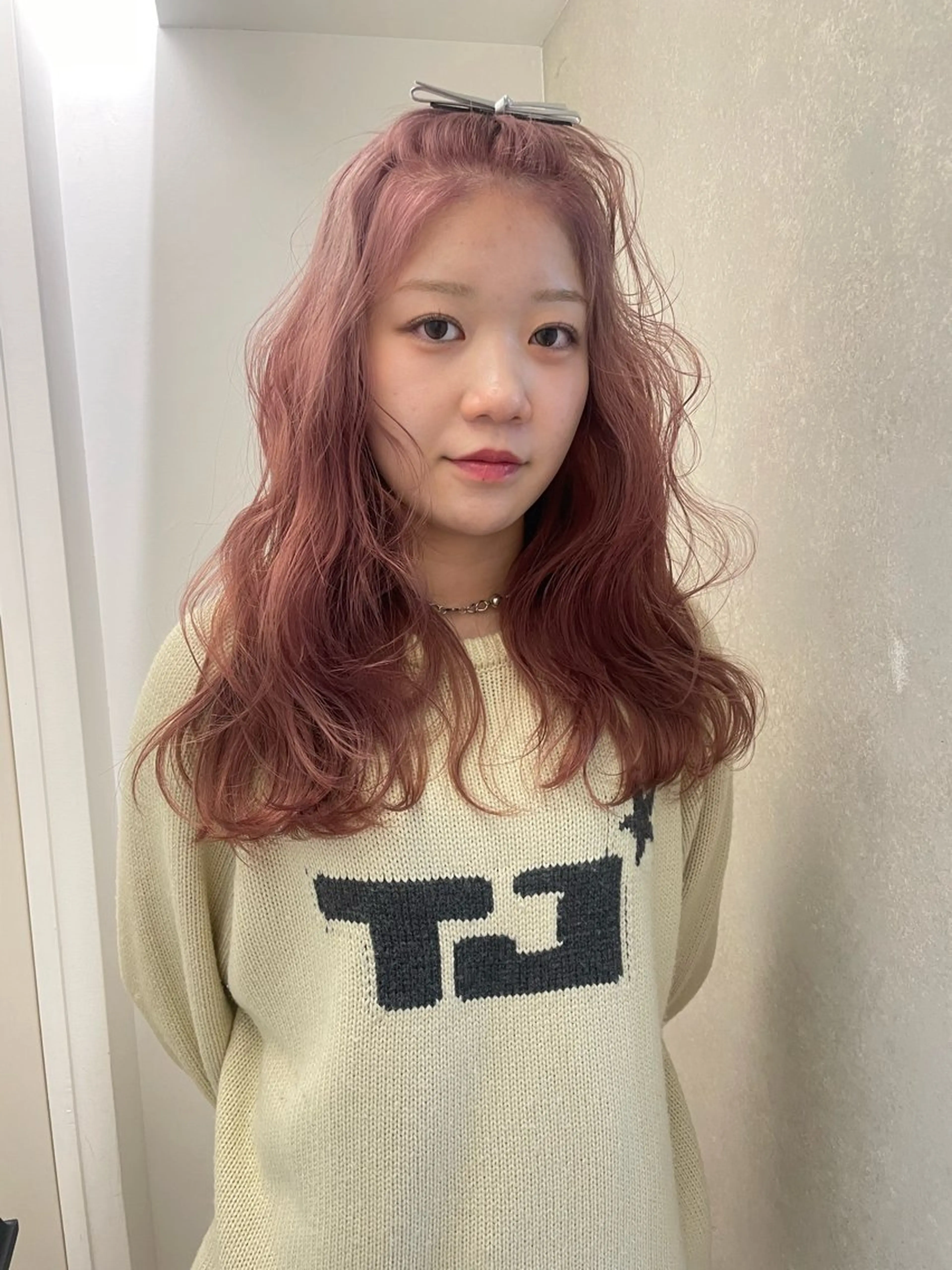 セミロング カラー ハイトーンカラー 🌙Mina🌙のヘアスタイル