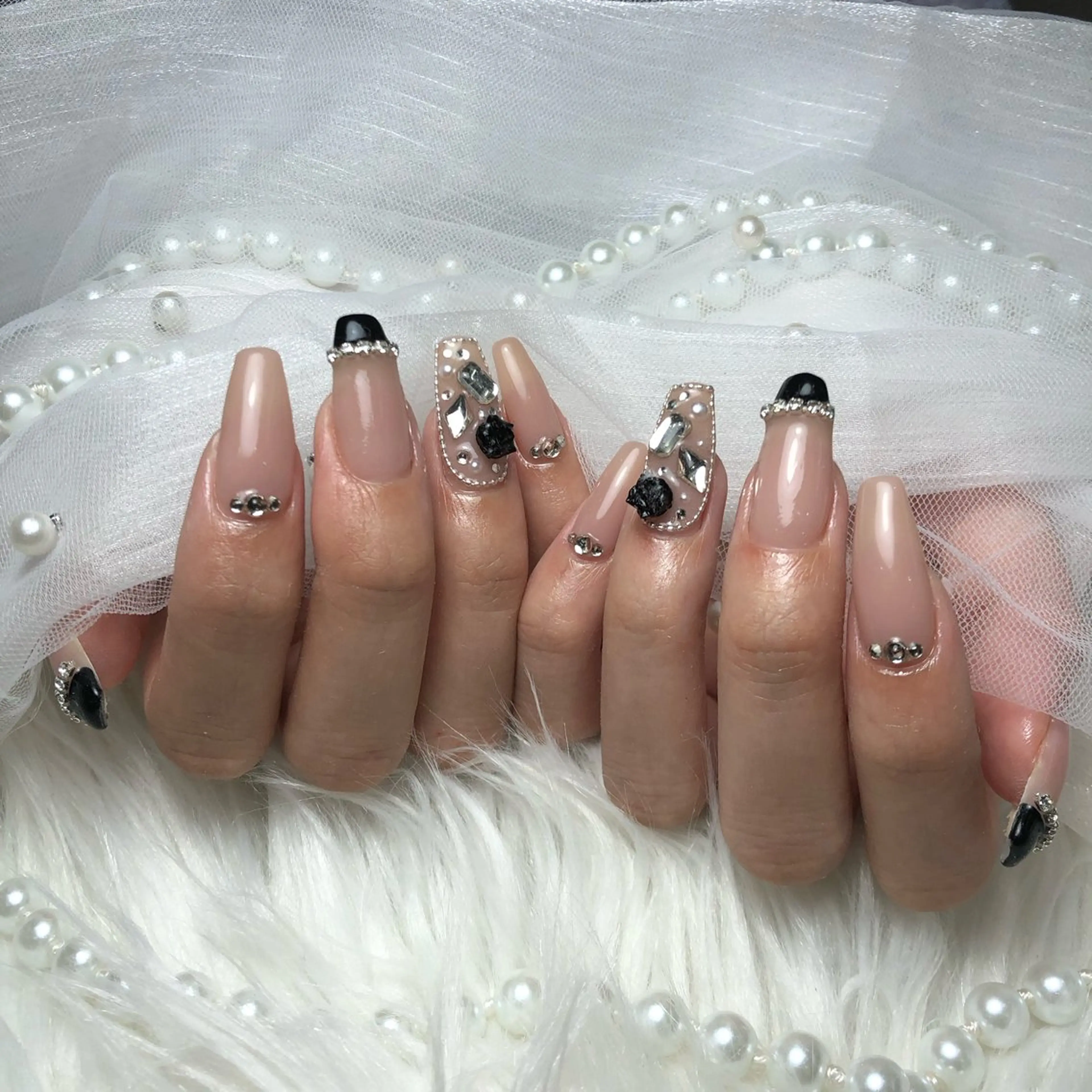 ネイル アートネイル ジェルネイル パラジェル スカルプネイル ネイルチップ ハンドネイル M2 beauty Nankaのネイルデザイン