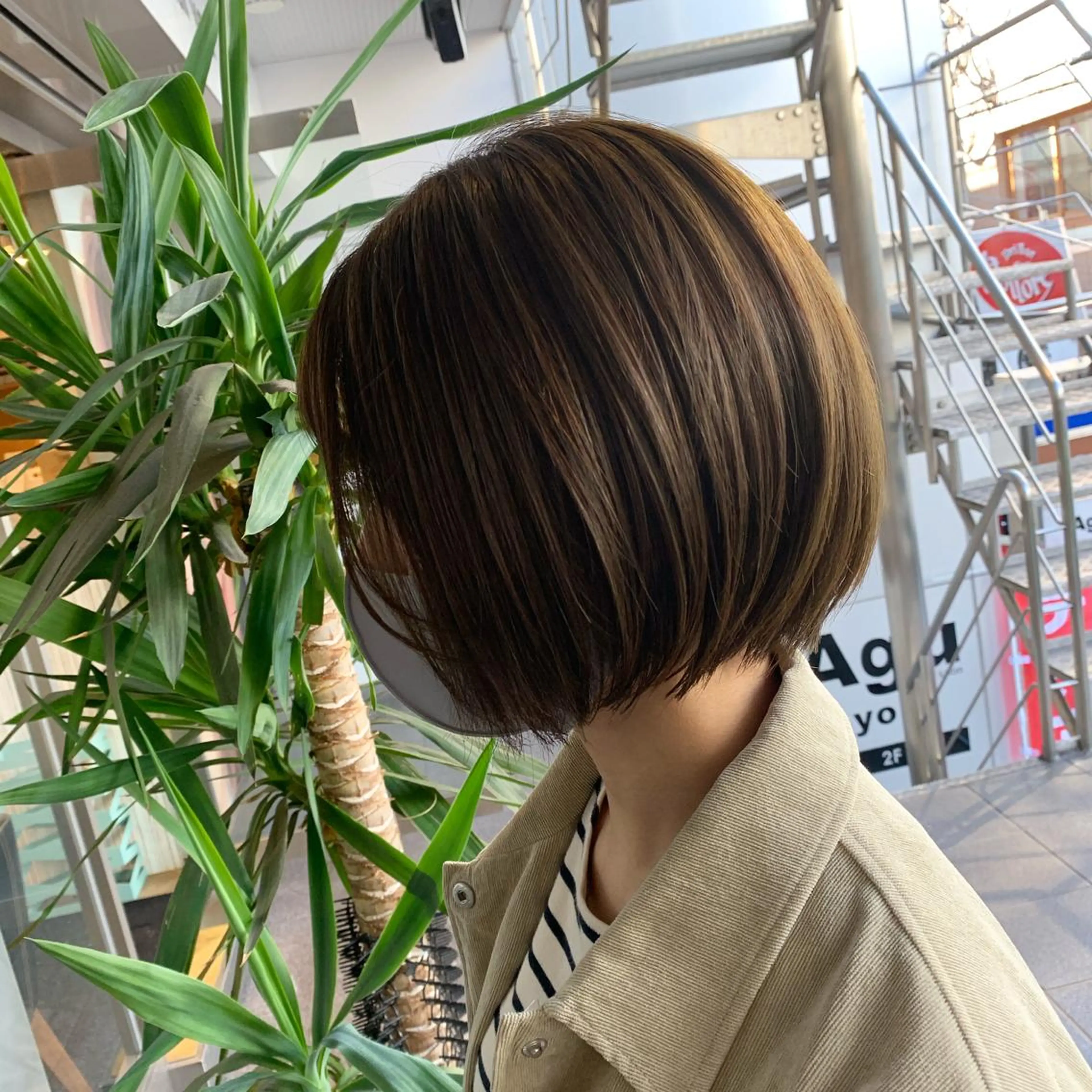 ショート カラー 透明感カラー カット トリートメント Agu  hair you所属・♡ yumaのヘアスタイル