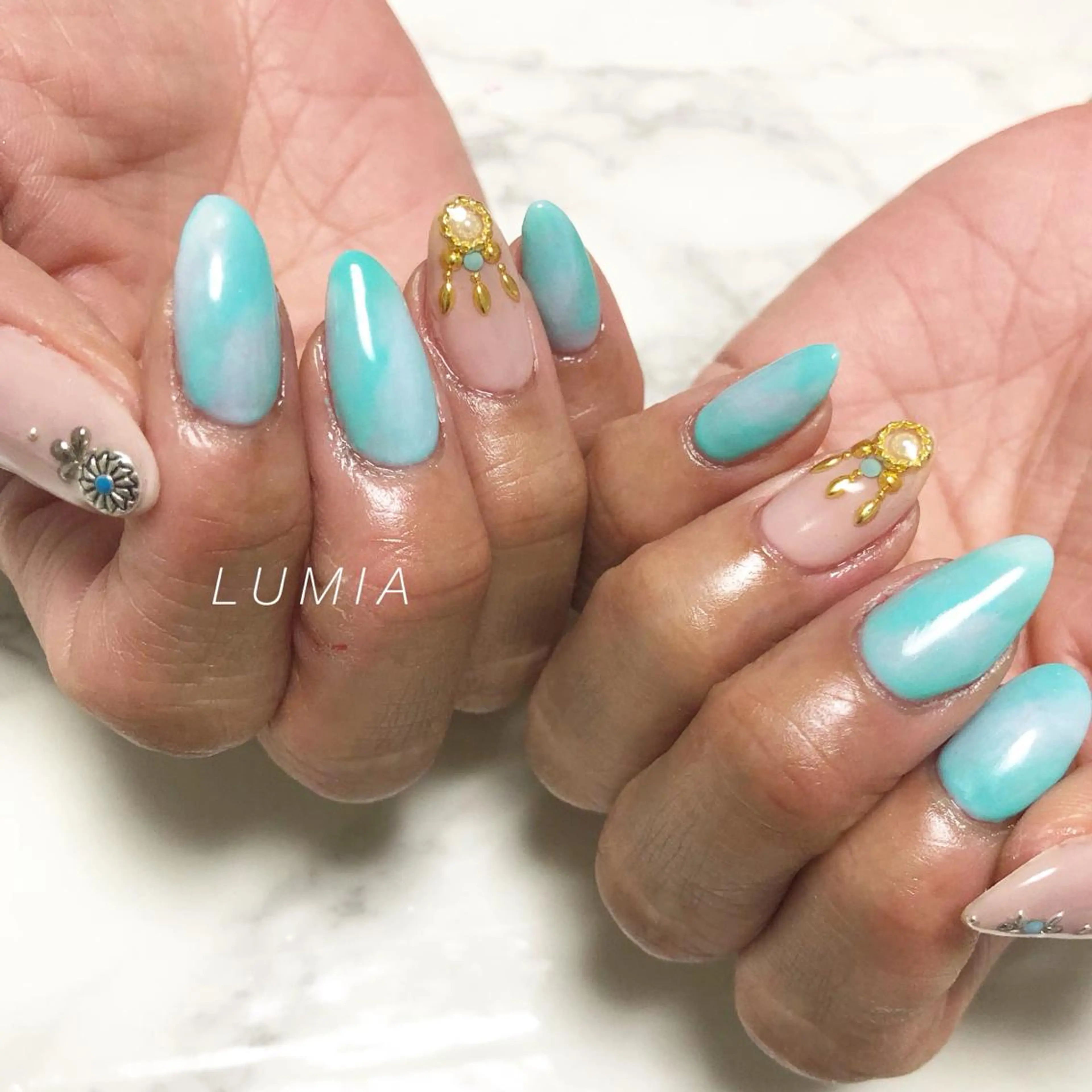 ネイル nail&eyelash Rine所属・Rine 放出 (リネ)のネイルデザイン