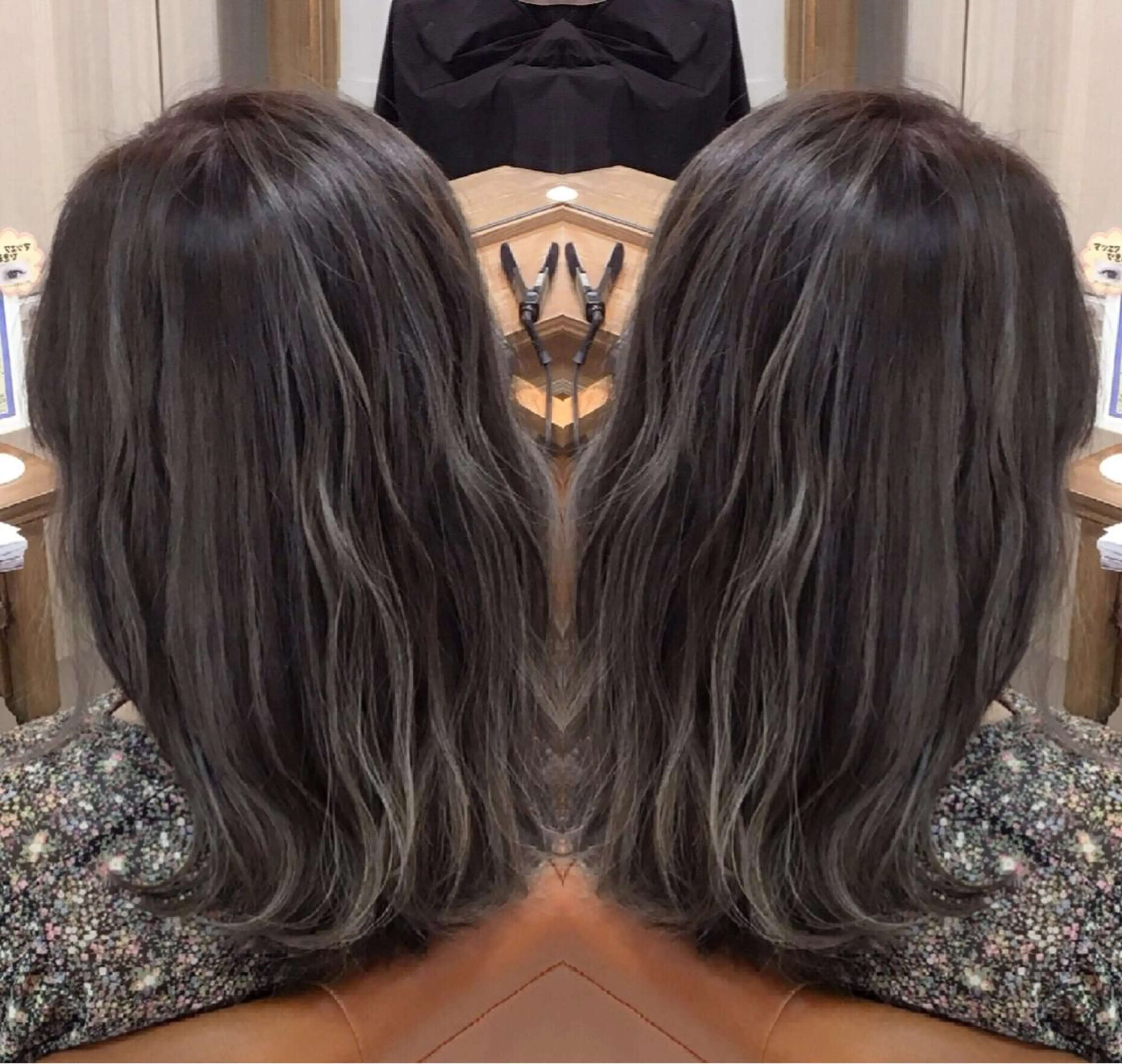 セミロング 3Dハイライト 外国人風カラー ハイライト ヘアカラー トリートメント ヘアセット ❤️千葉県代表❤️ 店長❤️柿本翔一朗のヘアスタイル