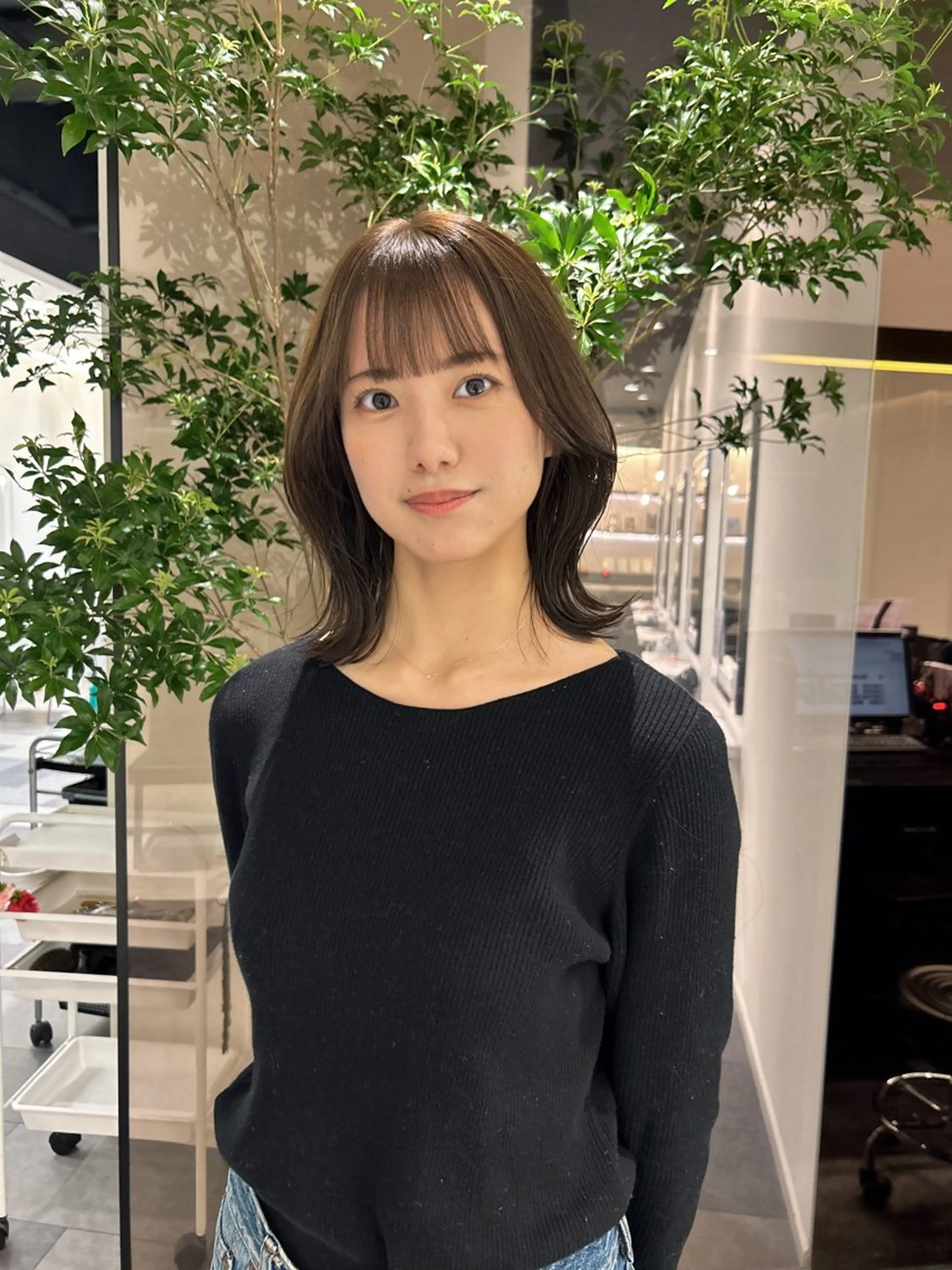 ミディアム 美髪矯正/ 伊藤 更のヘアスタイル