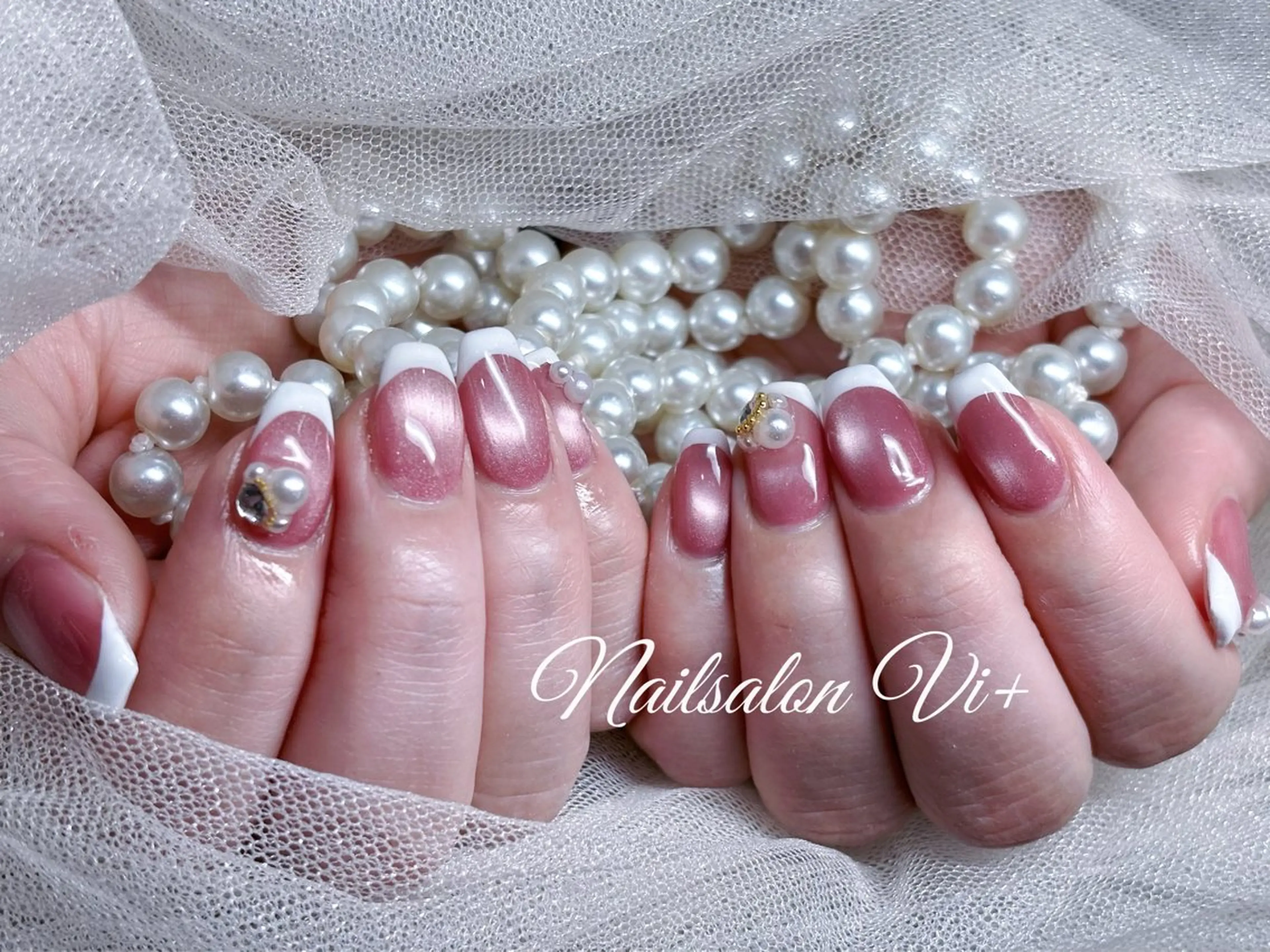 ネイル ハンドネイル Nailsalon Vi+ももか🩷のネイルデザイン