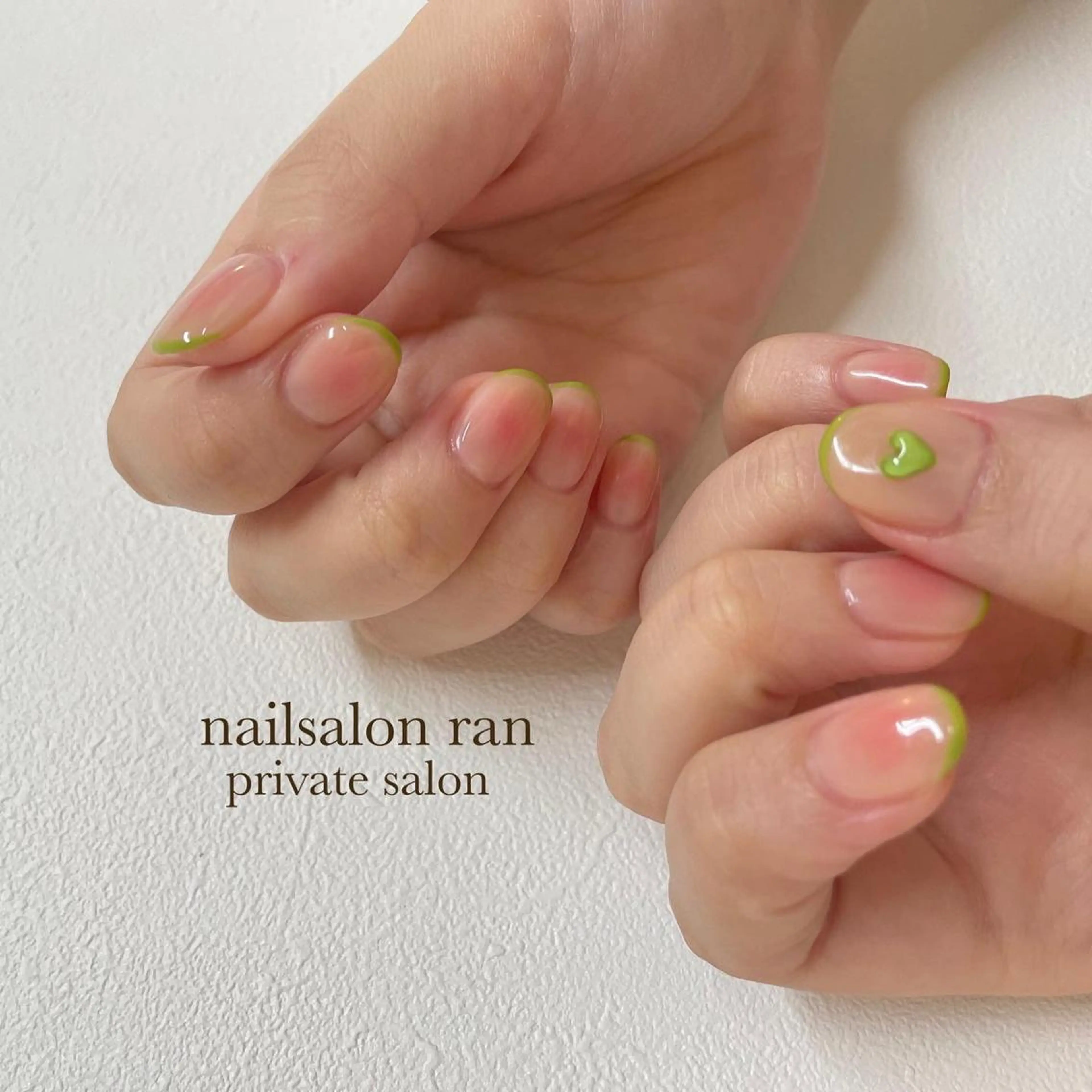 ネイル チークネイル nailsalon ranのネイルデザイン