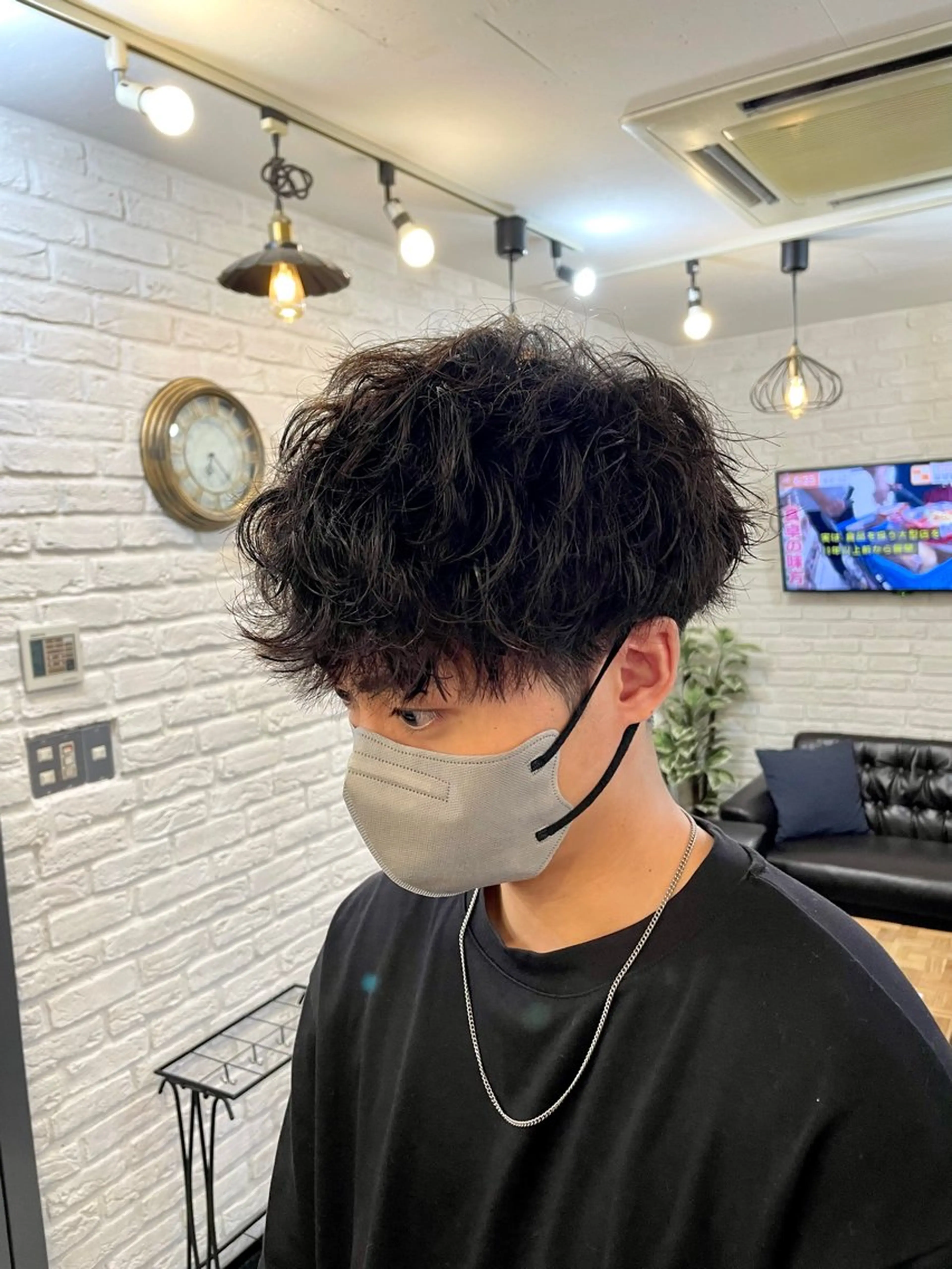 パーマ メンズ メンズパーマ スパイラルパーマ カット パーマ ニューモヘア所属・【マンツーマン接客】 ✂︎🟡酒井司🟡のヘアスタイル