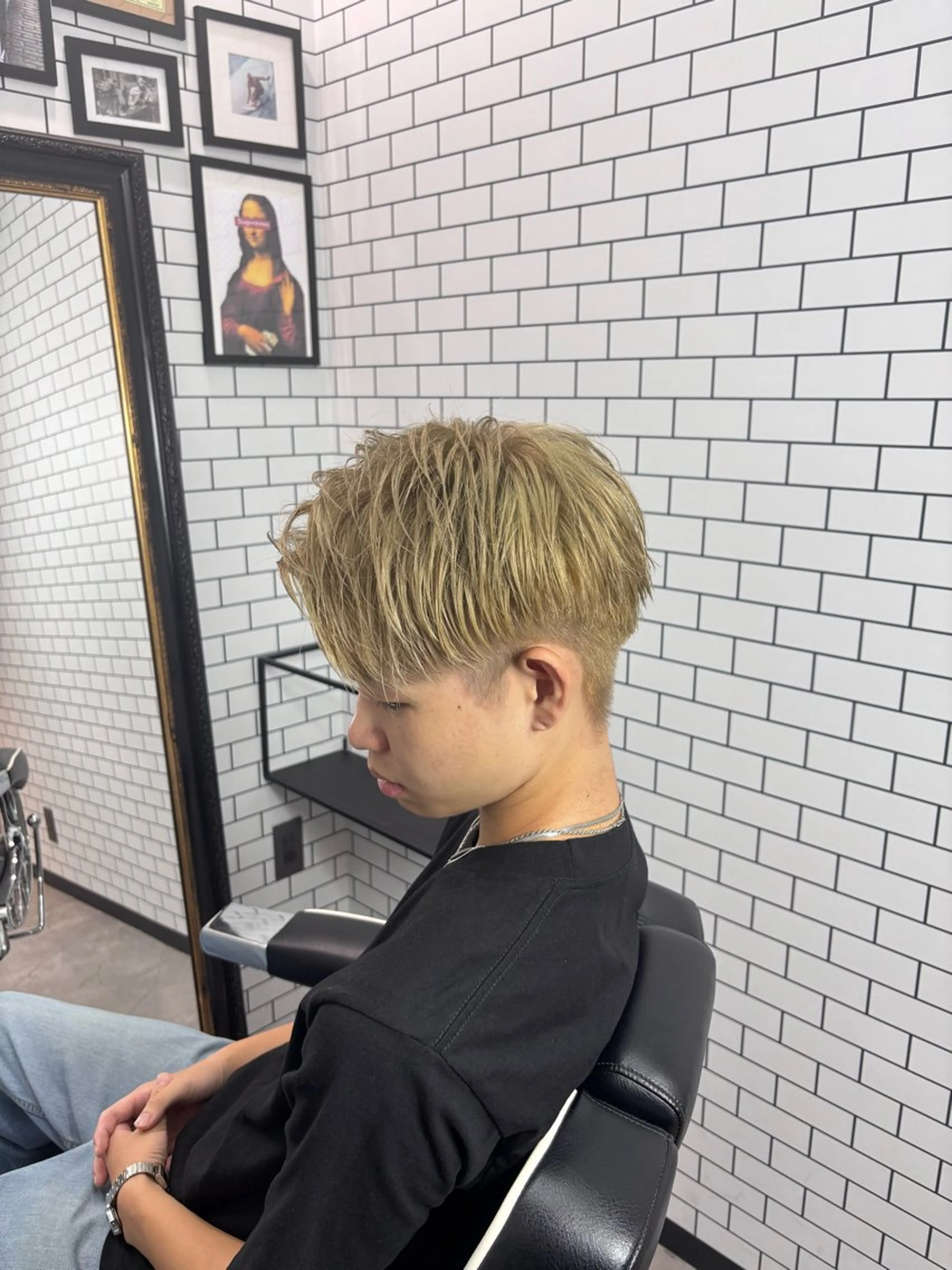 カット＋ワンカラーの写真