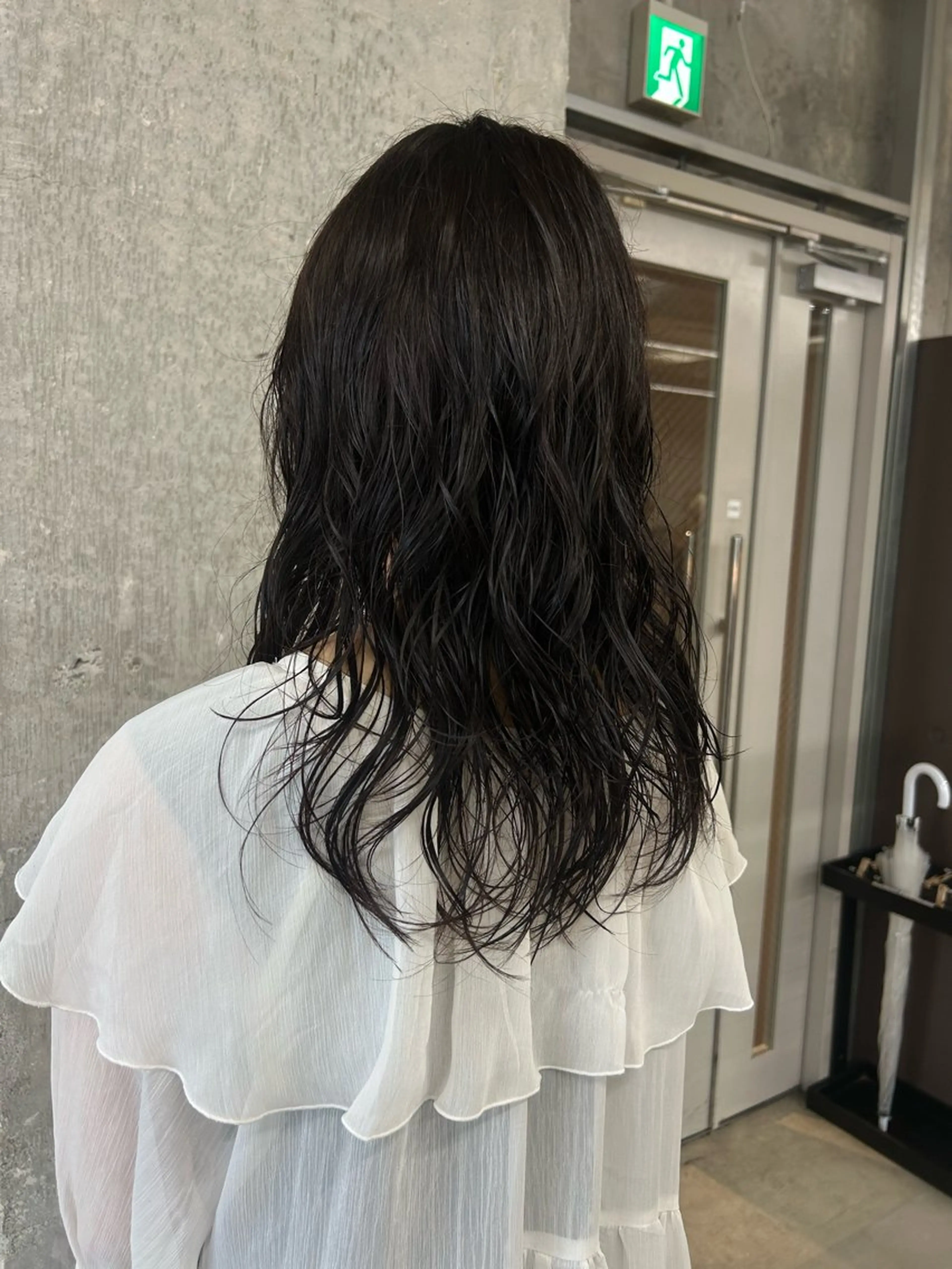 セミロング カット ヘアカラー パーマ 伊藤ほのか /パーマ/ショートのヘアスタイル