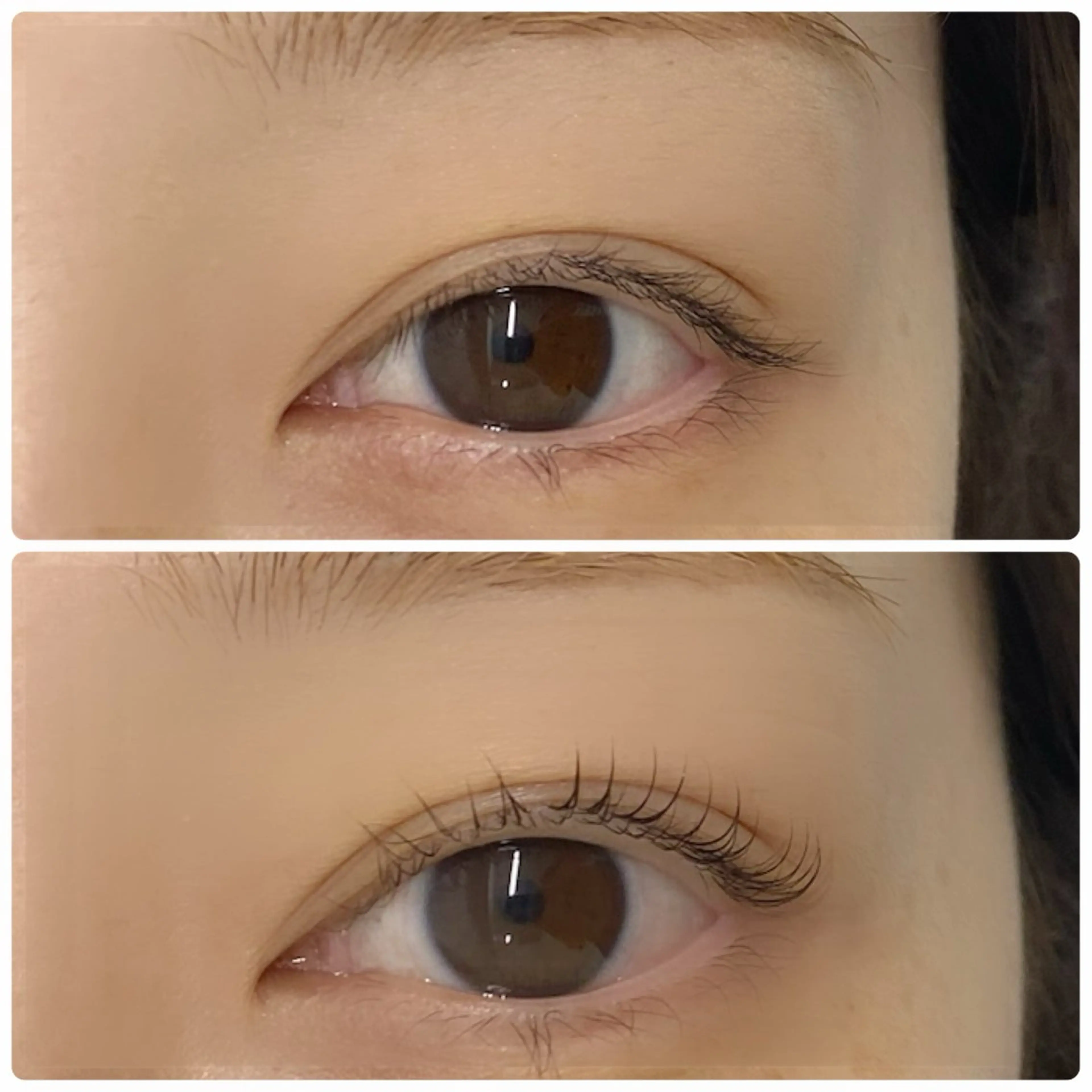 マツエク・マツパ Cカール 一重×まつ毛パーマ cheri 外島のマツエク・マツパデザイン