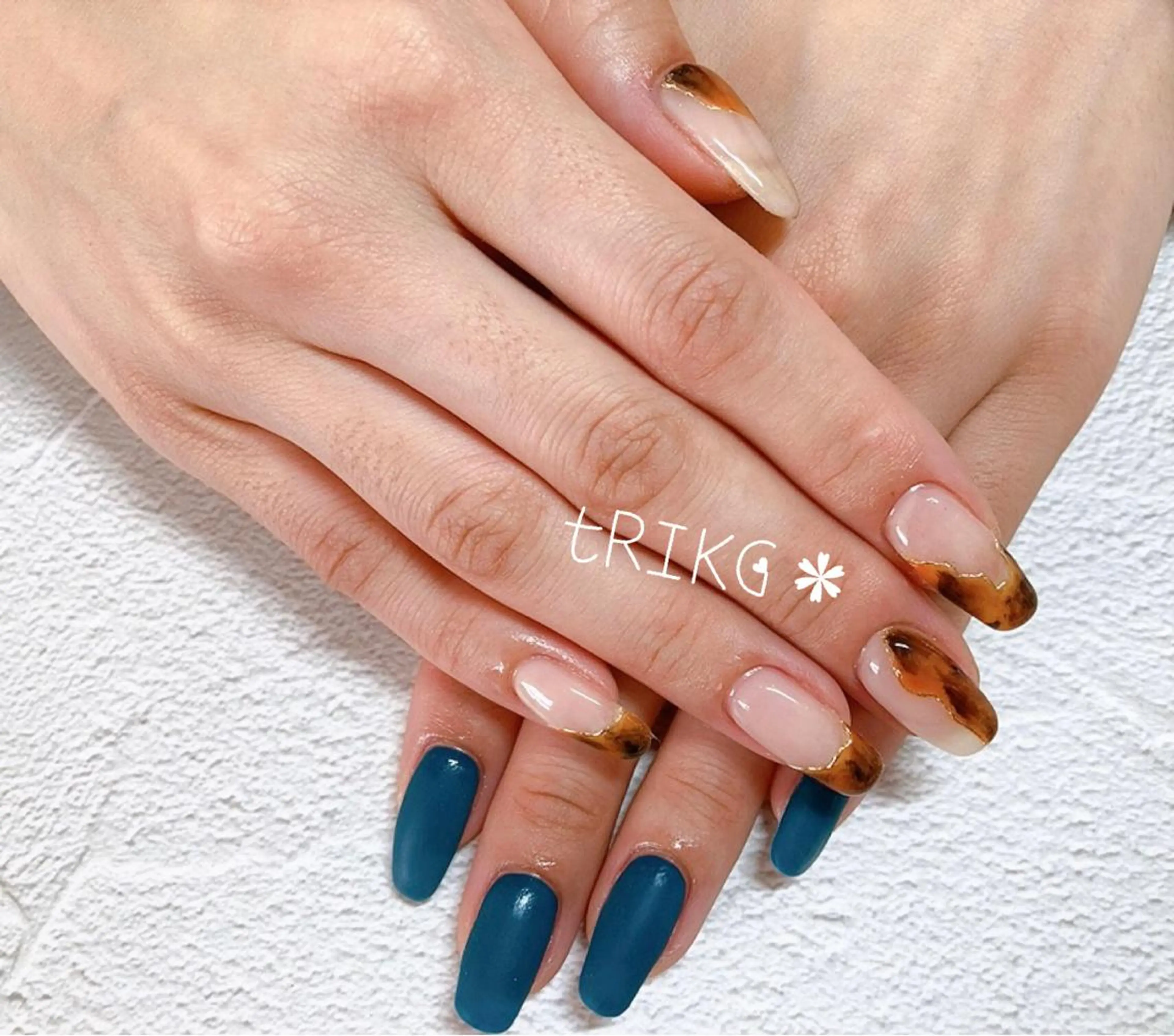 ネイル ハンドネイル tRING＊ しいの木台のネイルデザイン