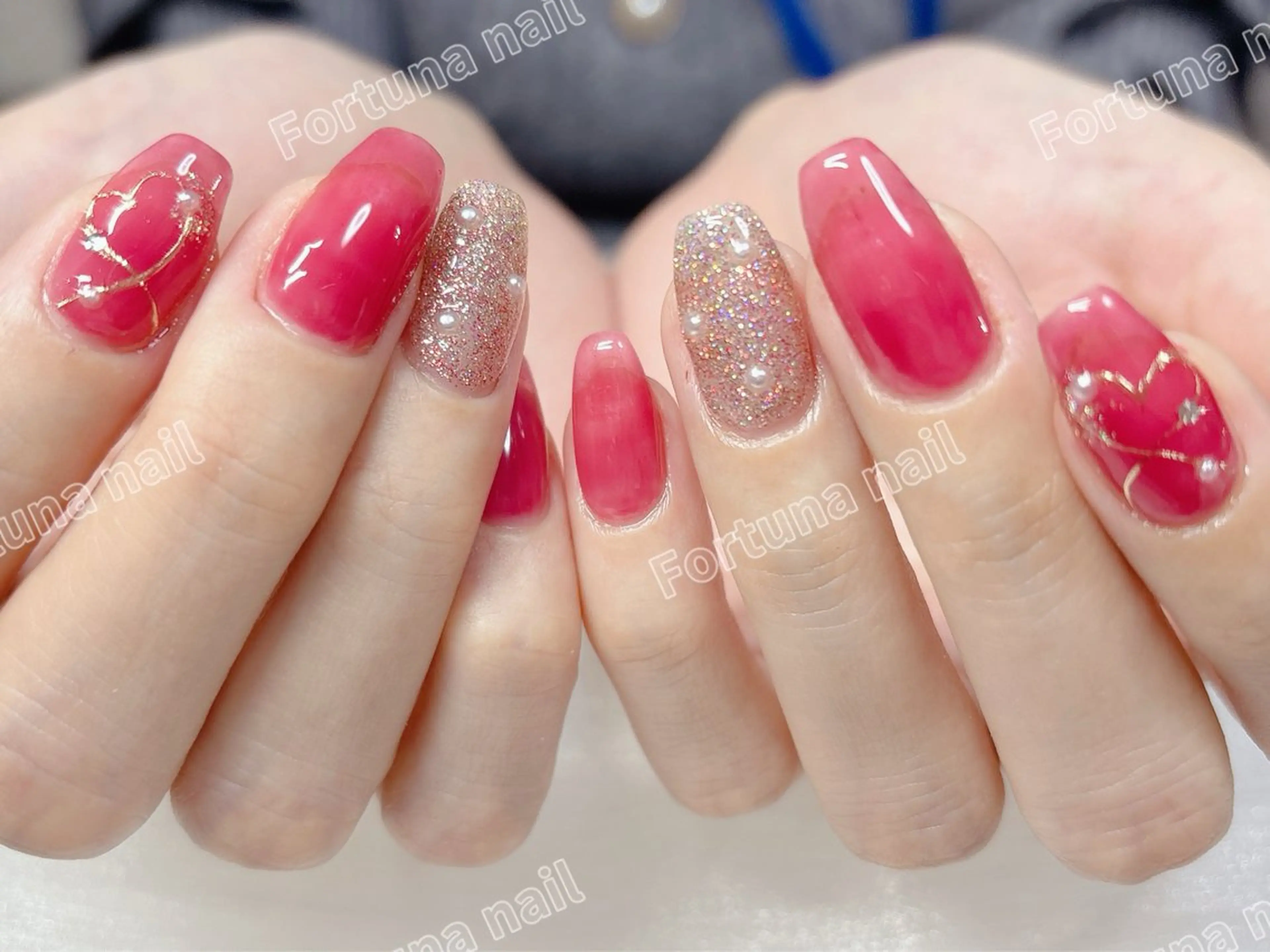 ネイル ハンドネイル Nail •Head スパFortunaのネイルデザイン