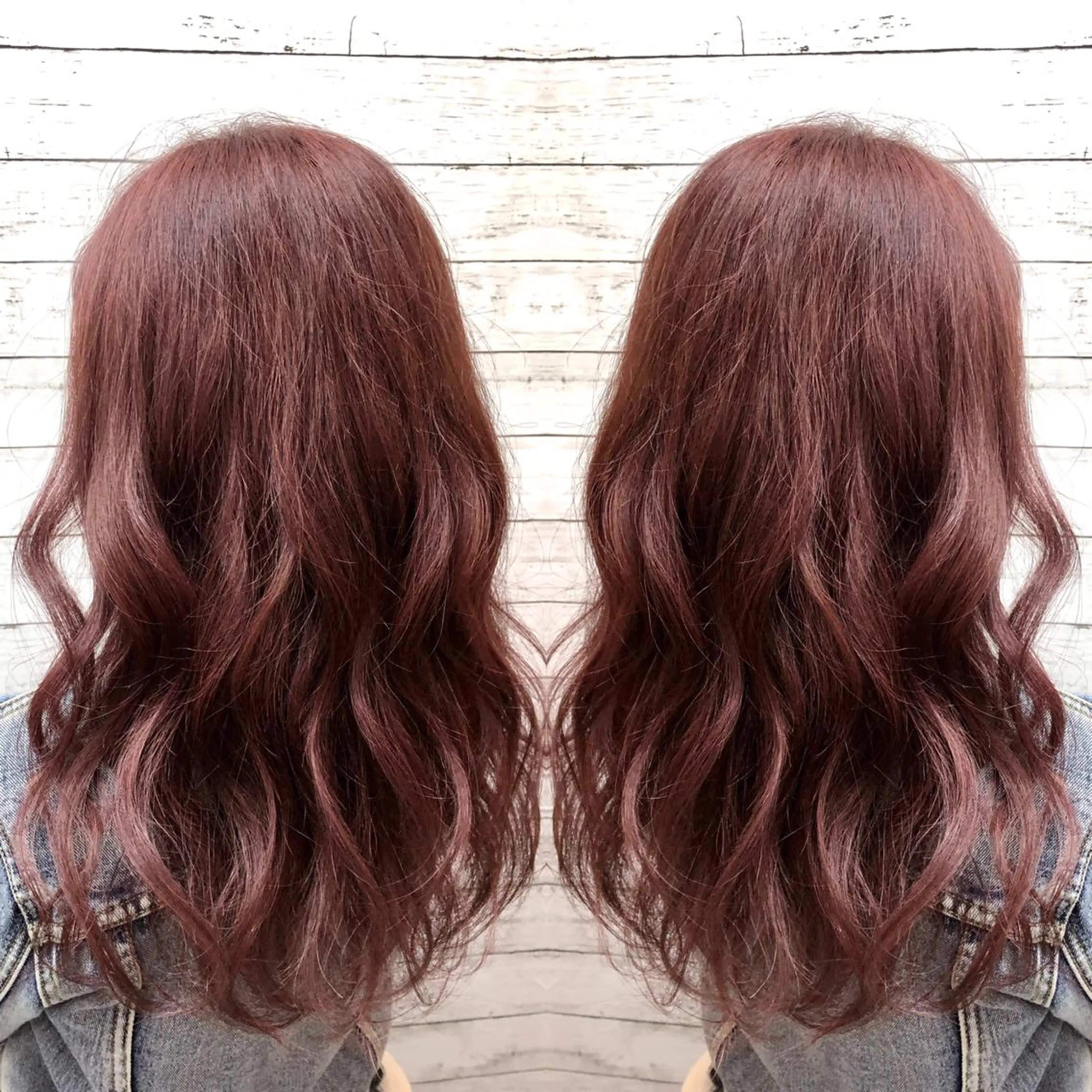 ロング カラー ブラウンカラー ピンクカラー パープルカラー ヘアカラー トリートメント ヘアセット 韓国ヘア🤍髪質改善 🇰🇷AKANEのヘアスタイル