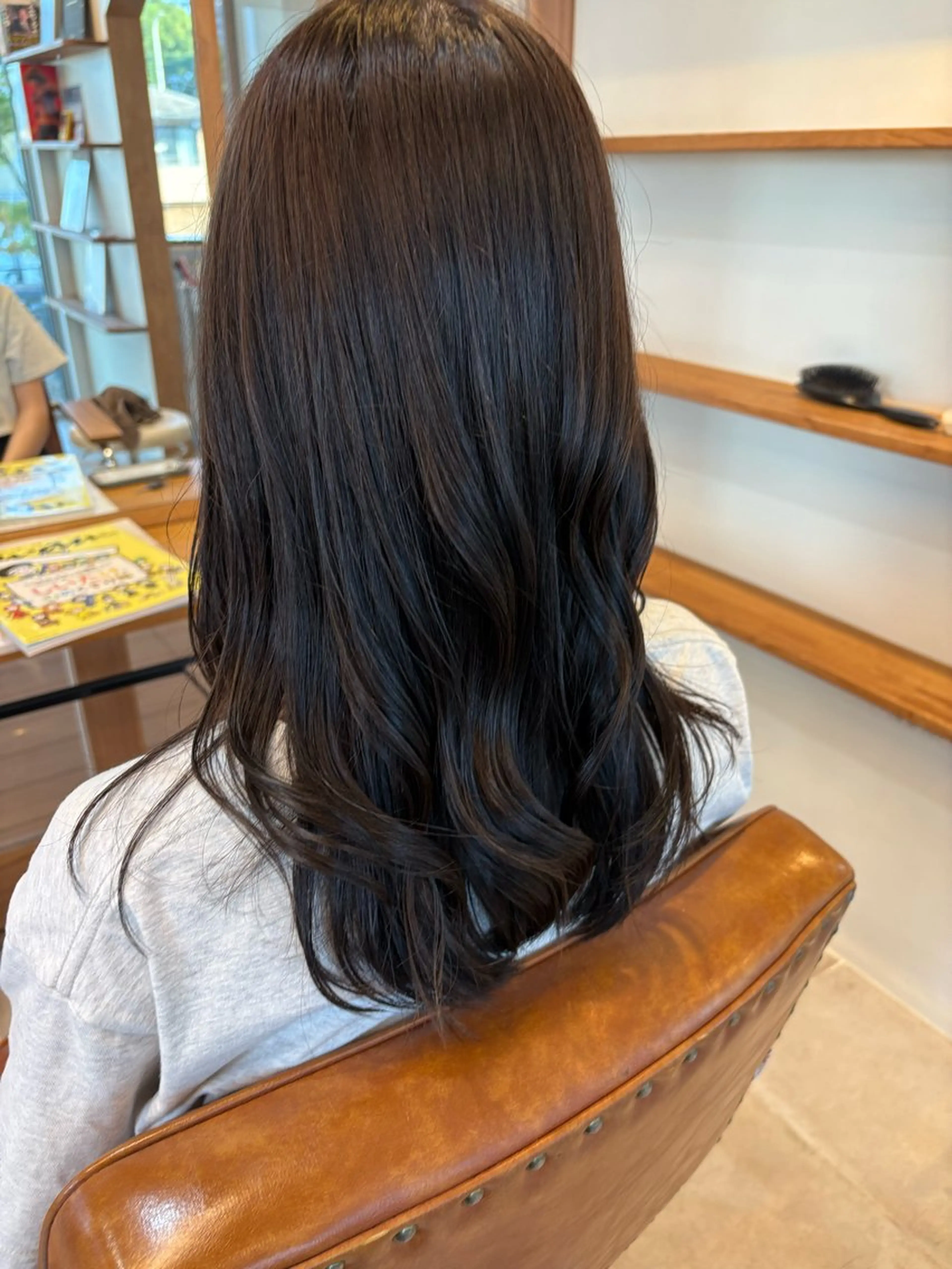 ワンカラー+髪質に合わせたAujuaトリートメントの写真