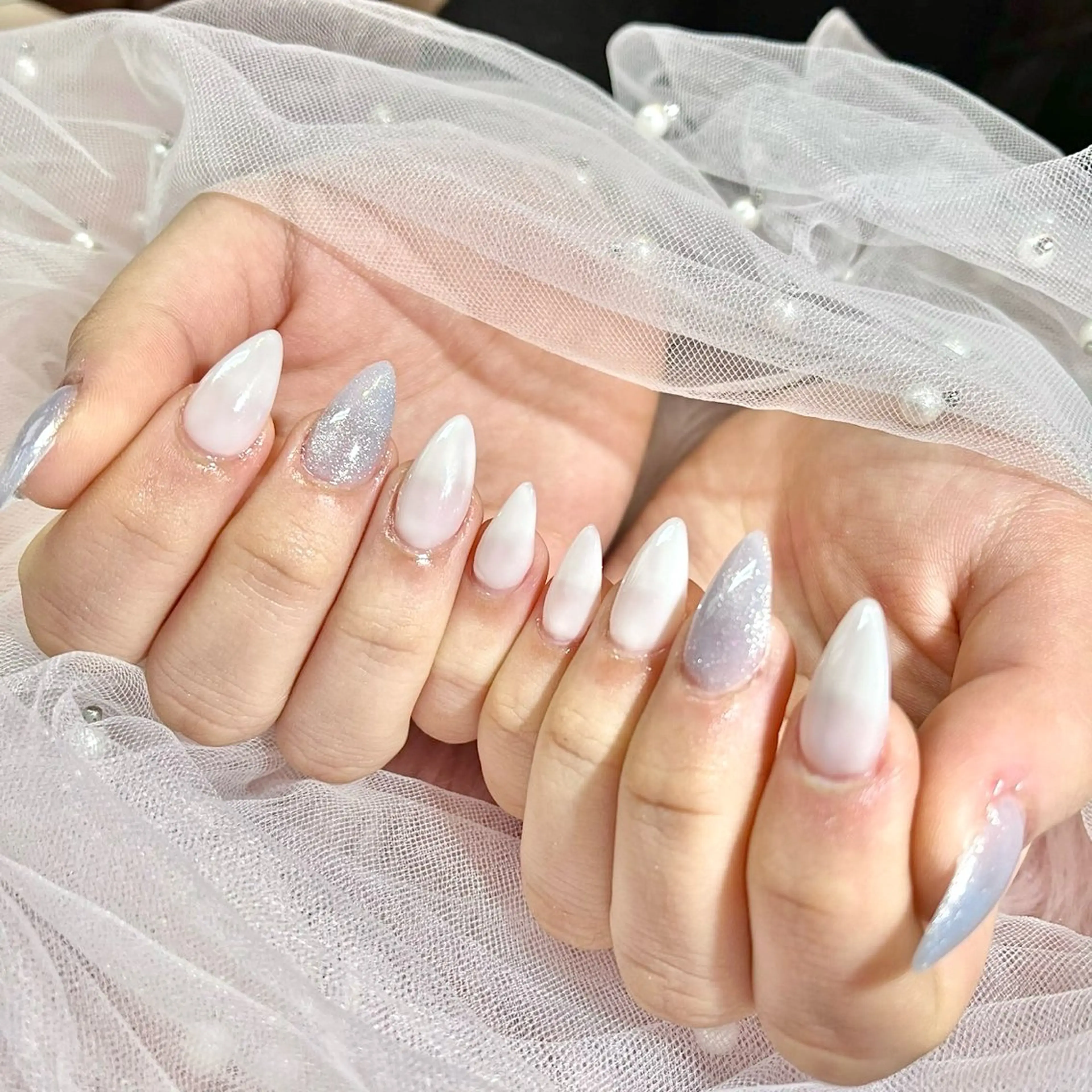 ネイル マグネットネイル ワンカラーネイル ハンドネイル Alissa  Nail所属・長さだし/新栄町駅 Alissaのネイルデザイン