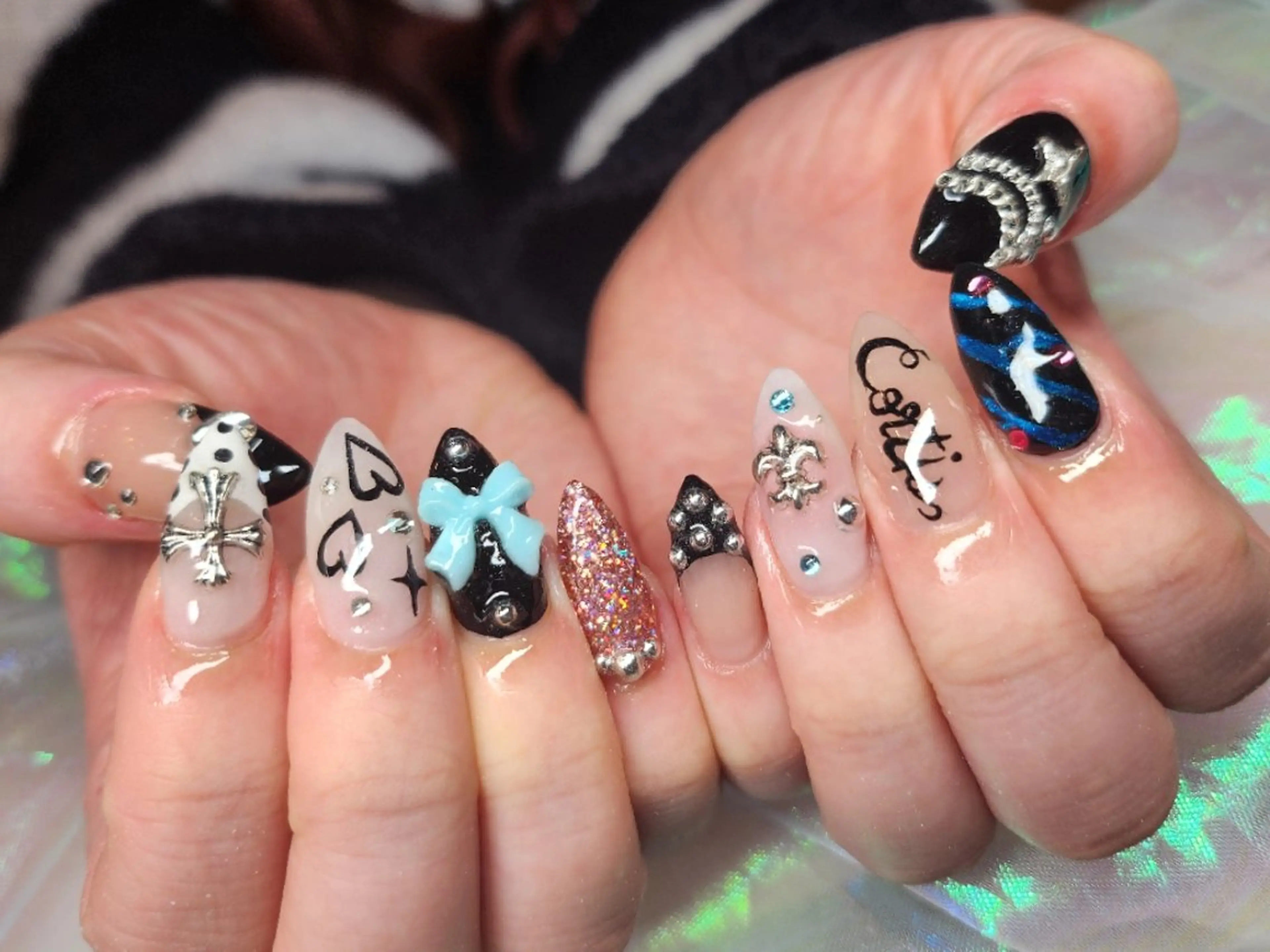 ネイル ハンドネイル 💜bora .のネイルデザイン