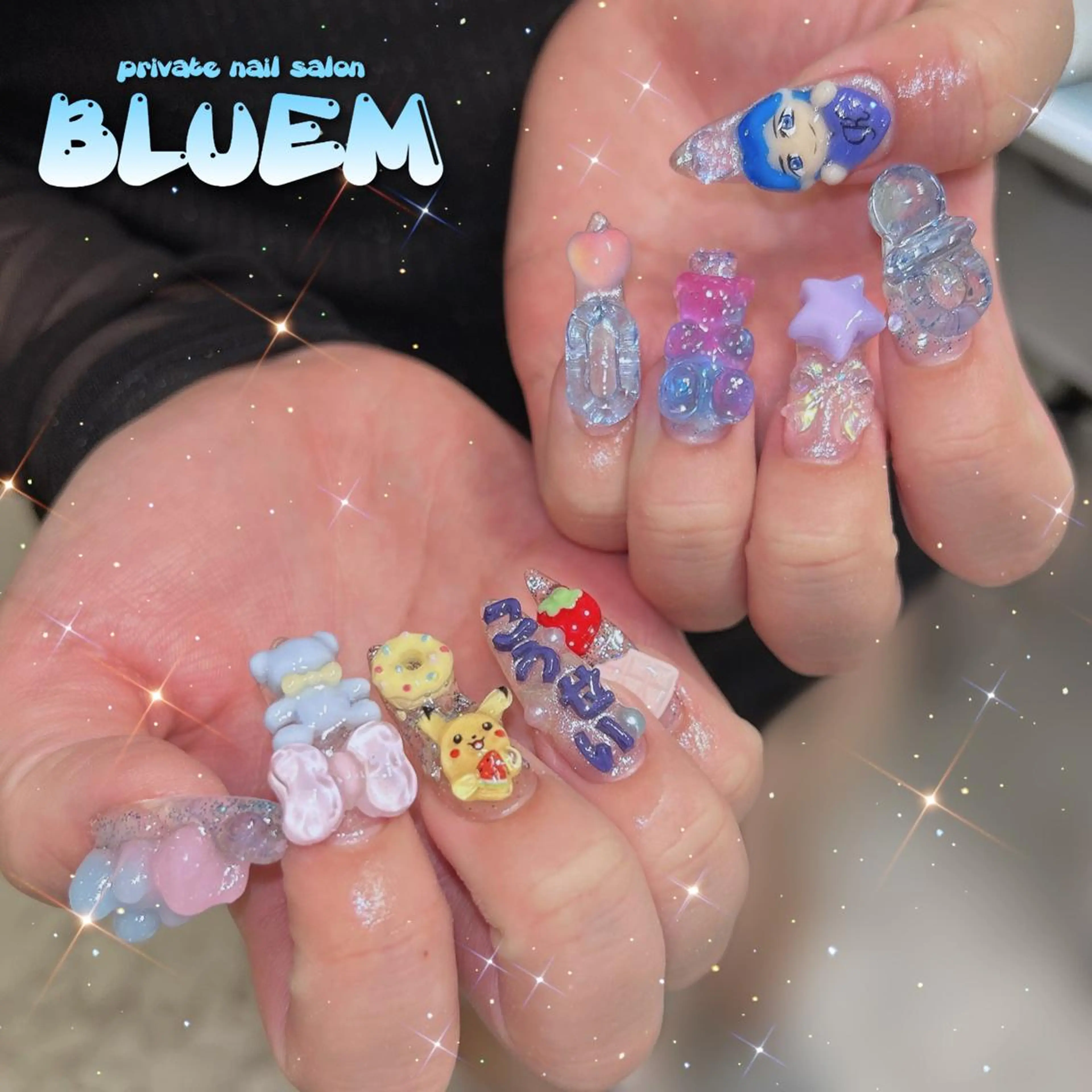 ネイル ハンドネイル BLUEM なな🐶のネイルデザイン