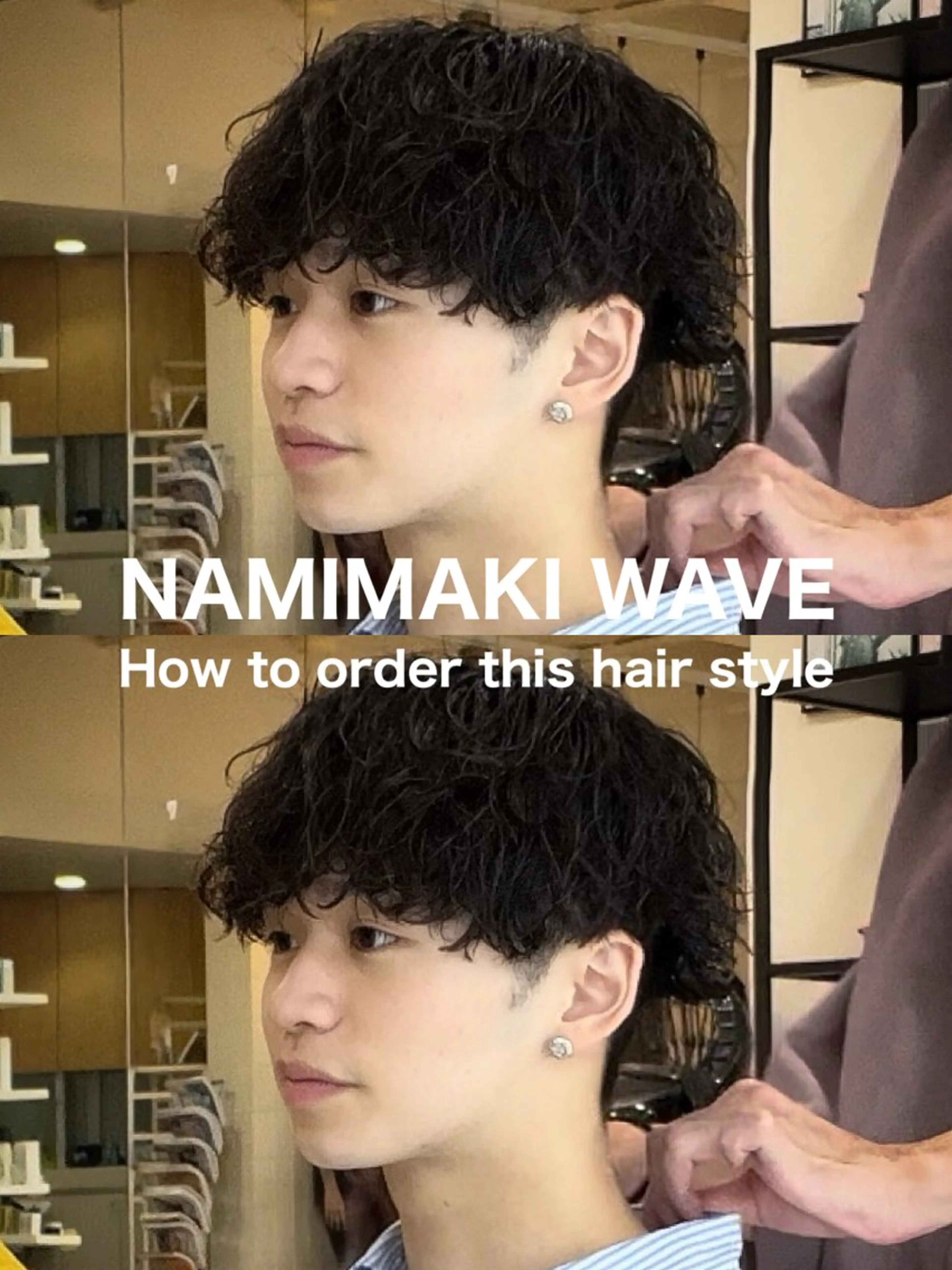 ショート パーマ キッズ カット パーマ masahiro 波巻きシャドウパーマのヘアスタイル