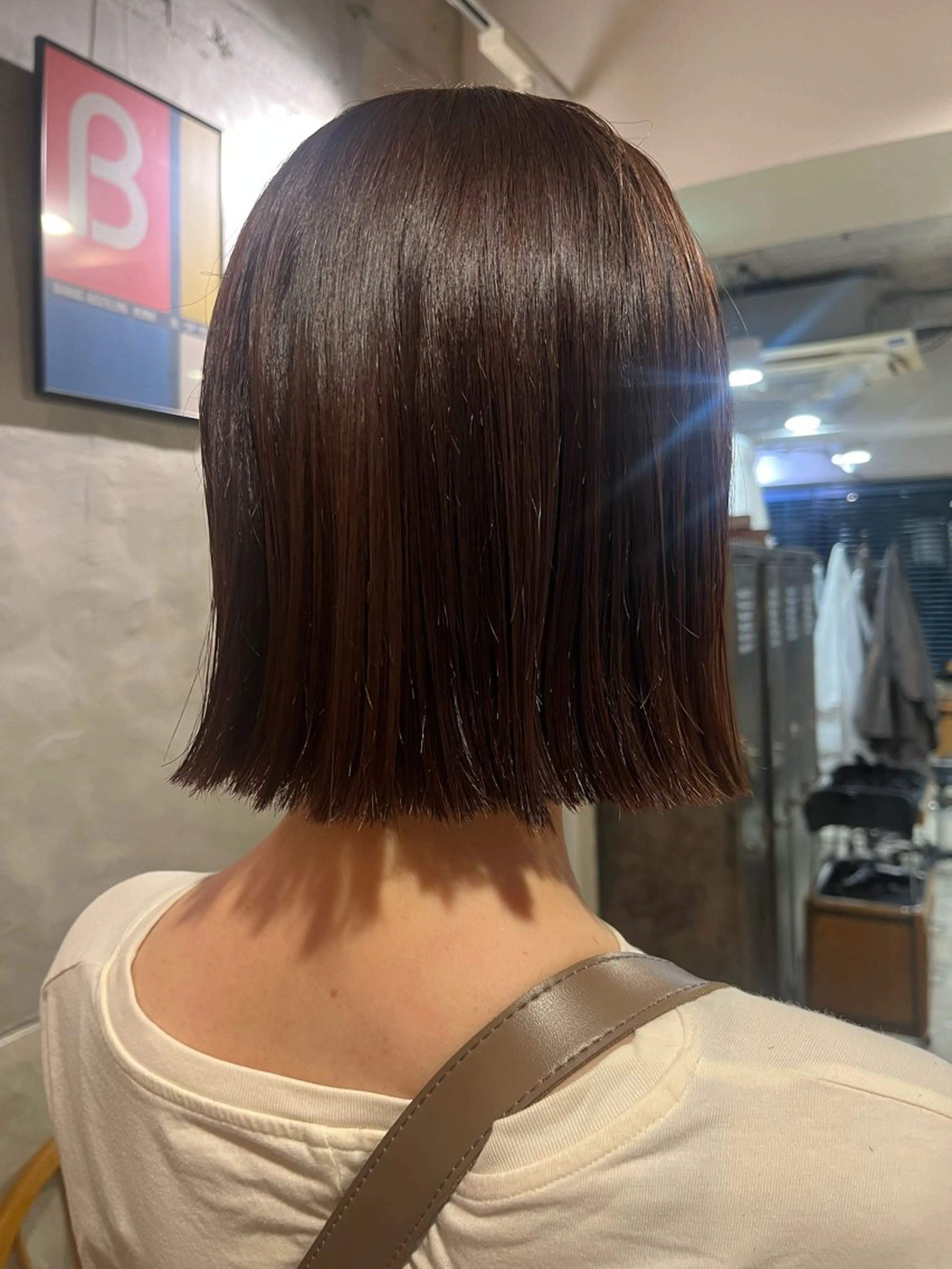 ショート カラー ブラウンカラー ピンクカラー ピンクブラウン ボブ niche所属・niche　東 くるみ 🩰のヘアスタイル