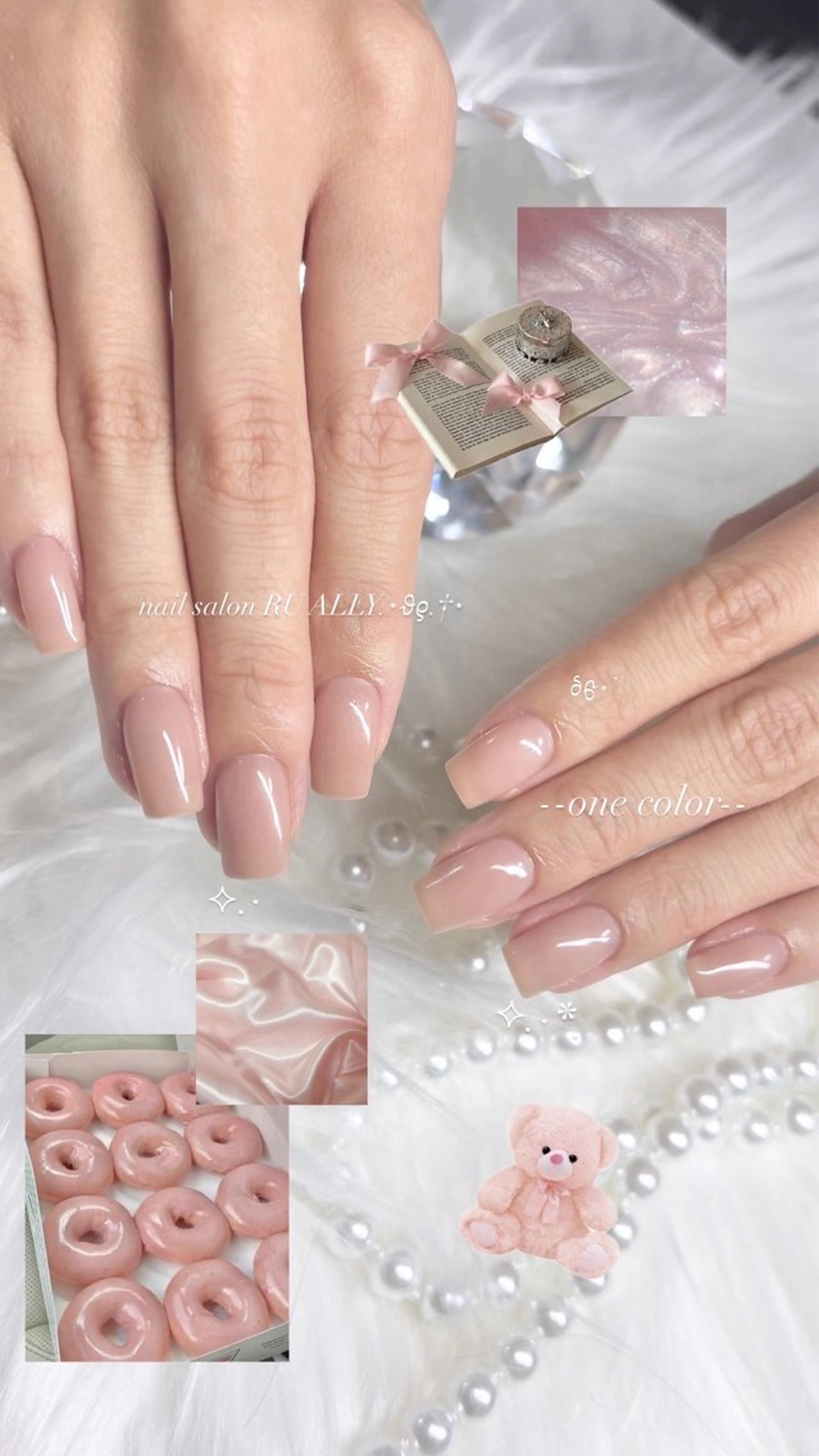 ネイル ハンドネイル nail salon RU ALLY所属・🧸RU ALLY ANN‪ෆ‪.*･ﾟのネイルデザイン