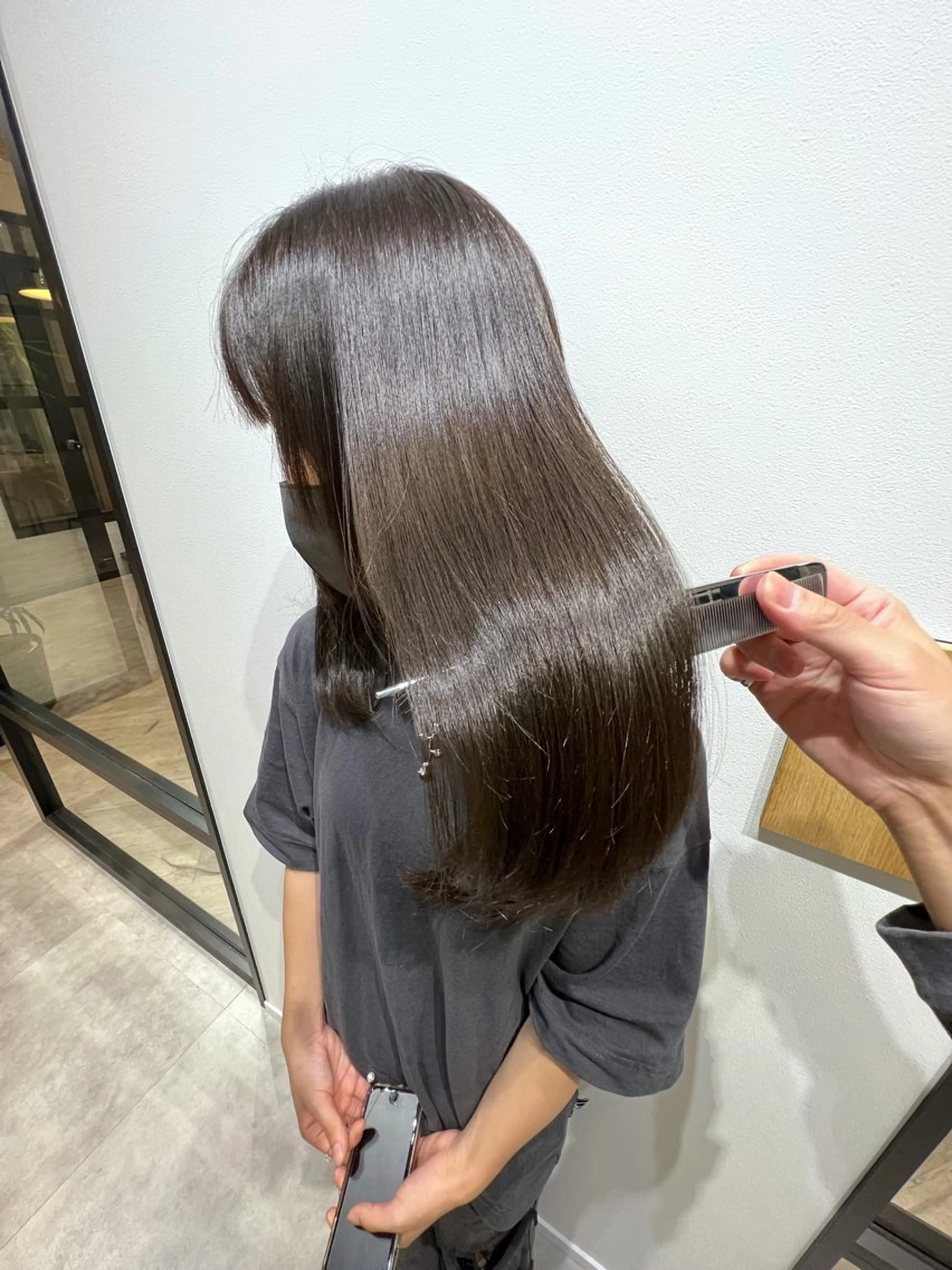 セミロング カラー 髪質改善 トリートメント Deseo 髪質改善 店長🫧ダイトのヘアスタイル