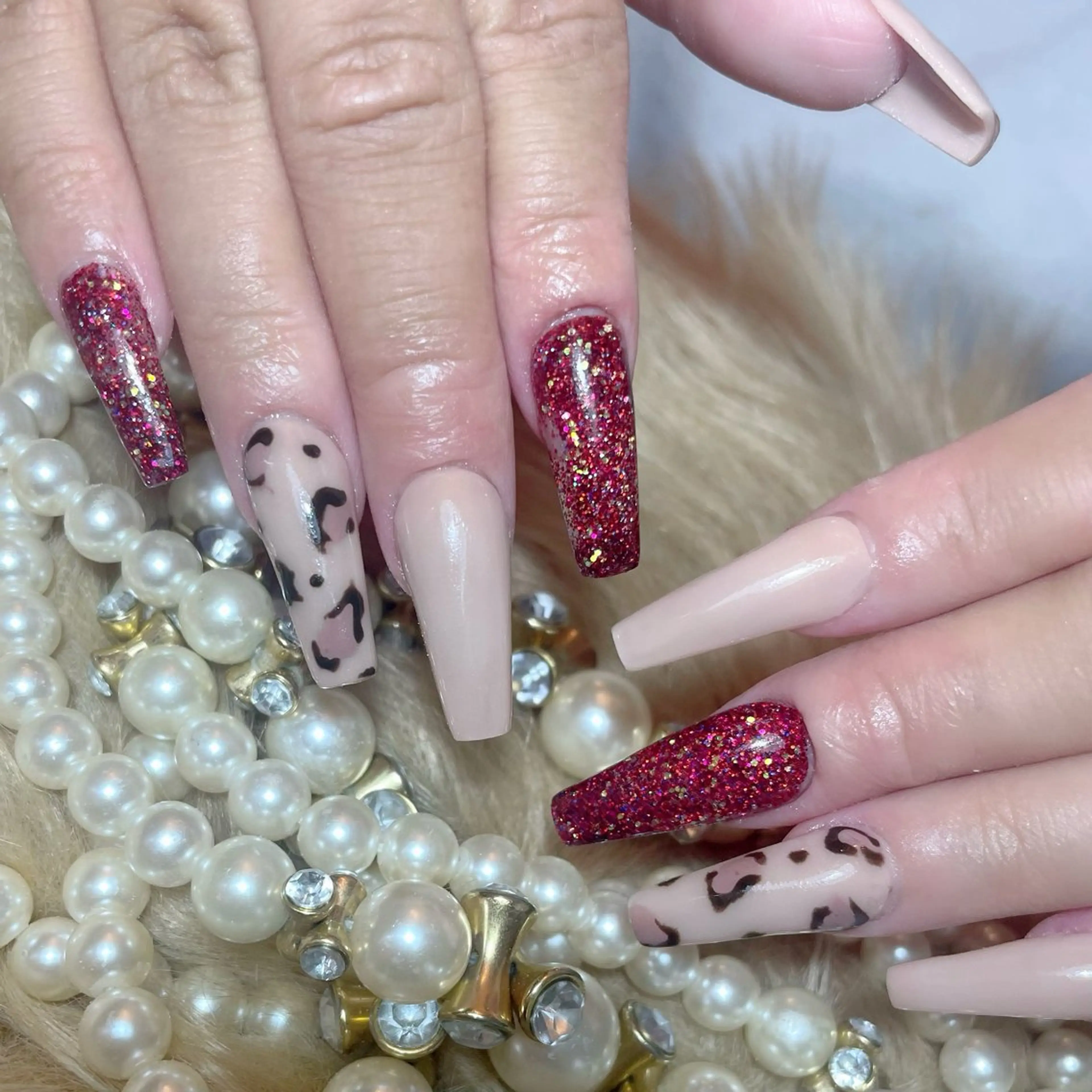 ネイル ラメ(グリッター) ハンドネイル ネイルサロンfeel茂原店所属・Feel ‪‪☺︎‬Yuriaのネイルデザイン