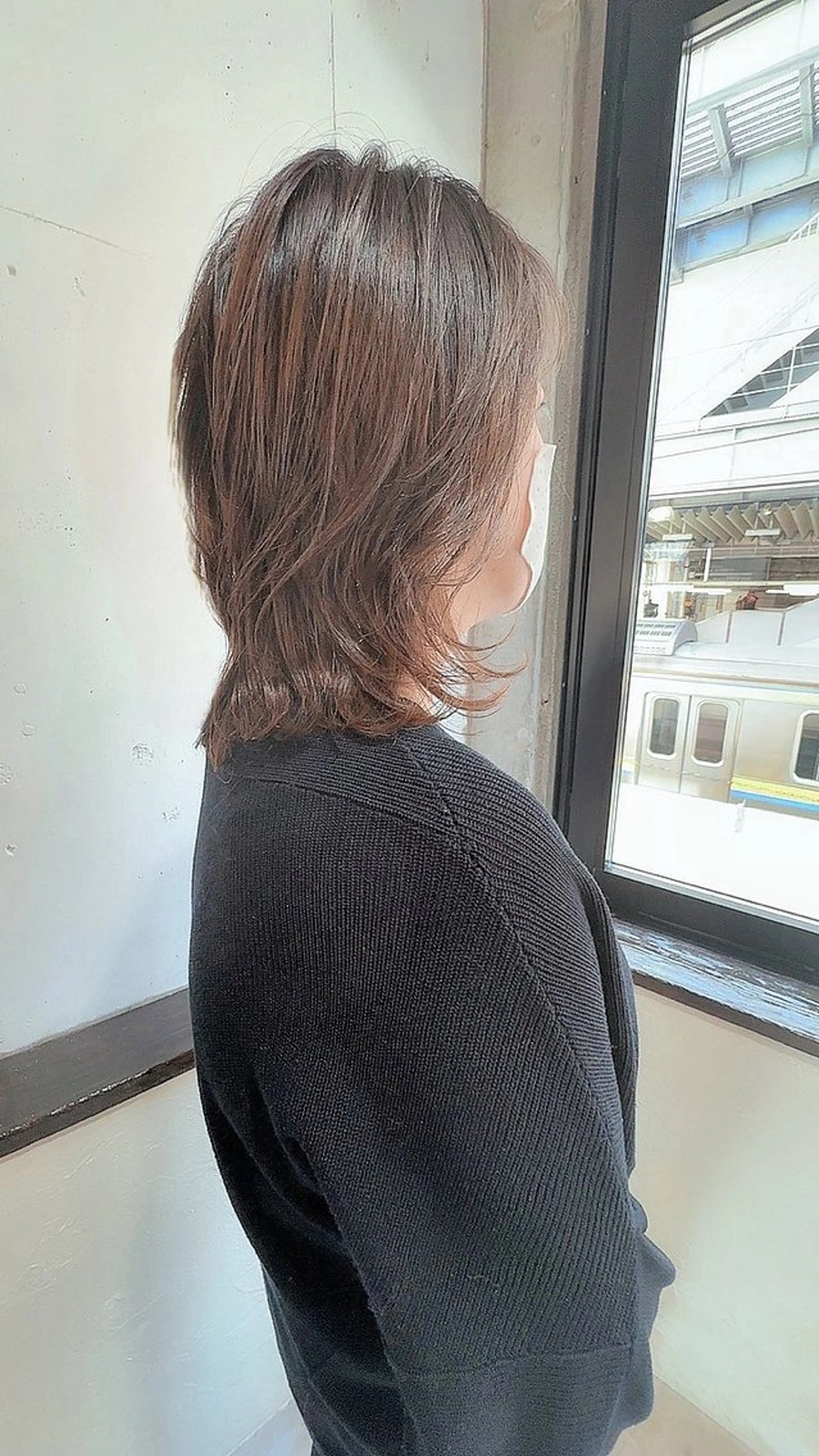 ミディアム カラー パーマ オーナースタイリスト 佐藤のヘアスタイル