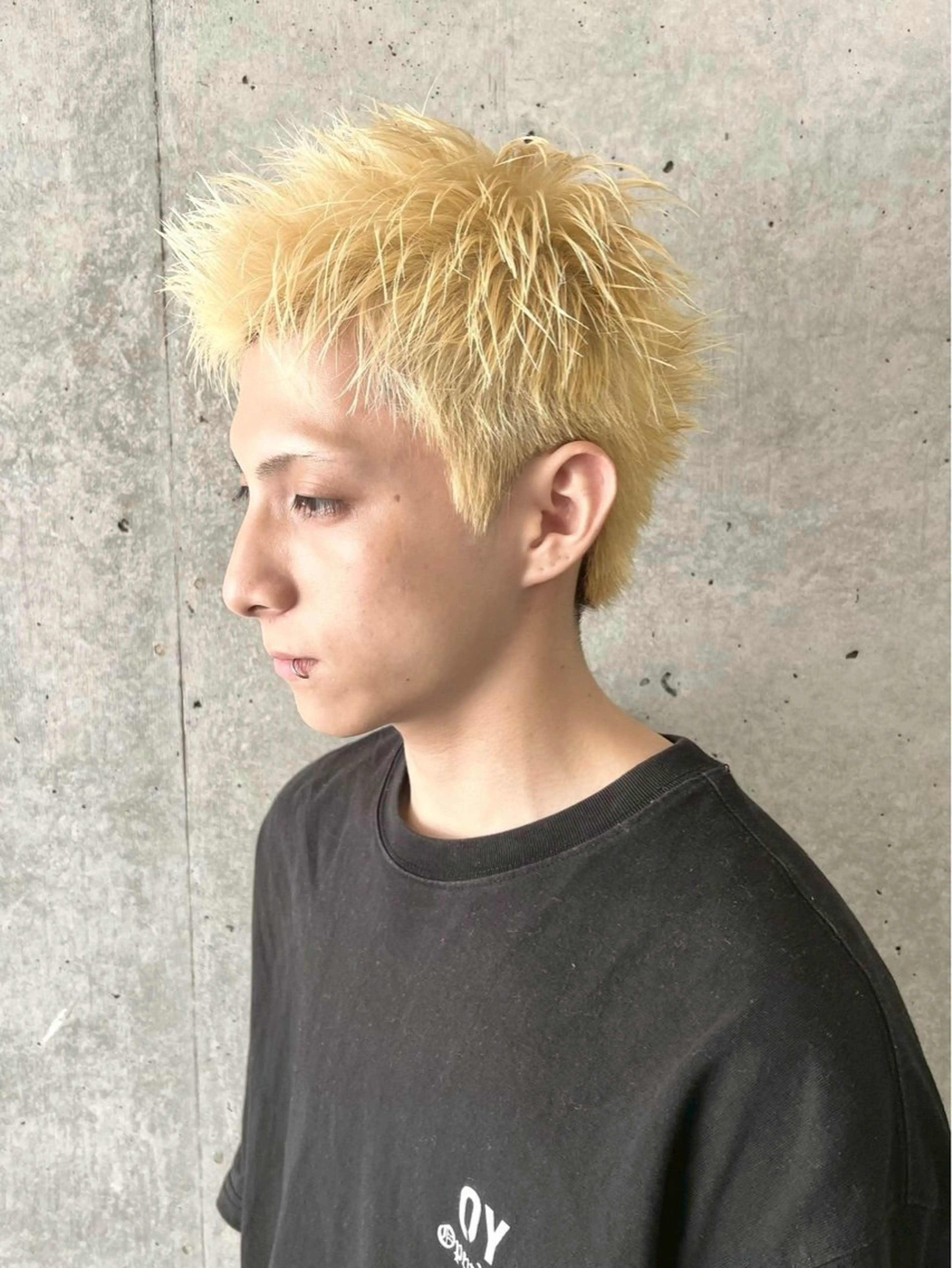 カラー メンズ 暖色カラー/艶カラー mitsuki🌴のヘアスタイル