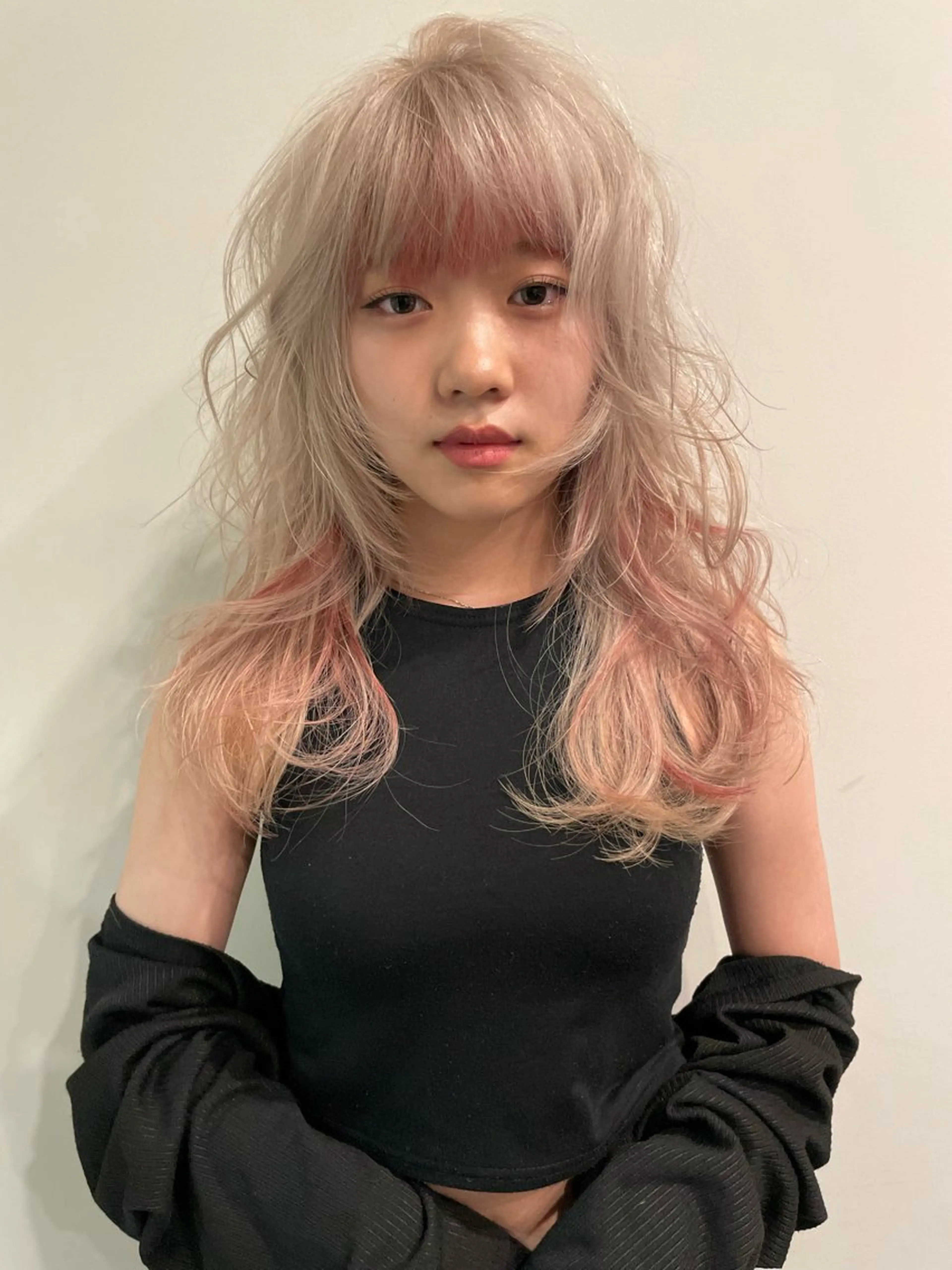 セミロング カラー カット ヘアカラー トリートメント SALOWIN所属・ブリーチ✨ ボブ✨レイヤーのヘアスタイル