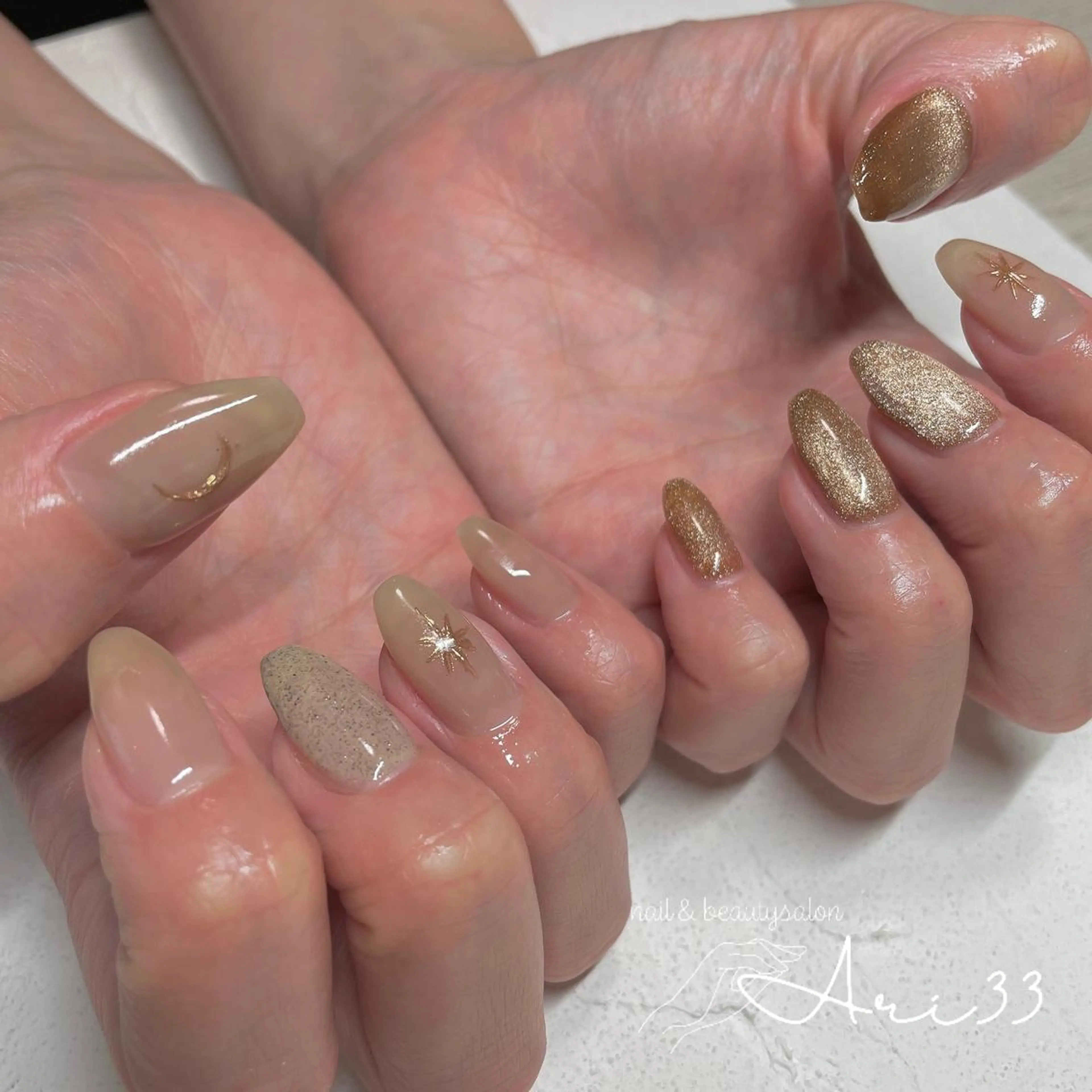 ネイル ハンドネイル プライベートサロン Ari33nailのネイルデザイン